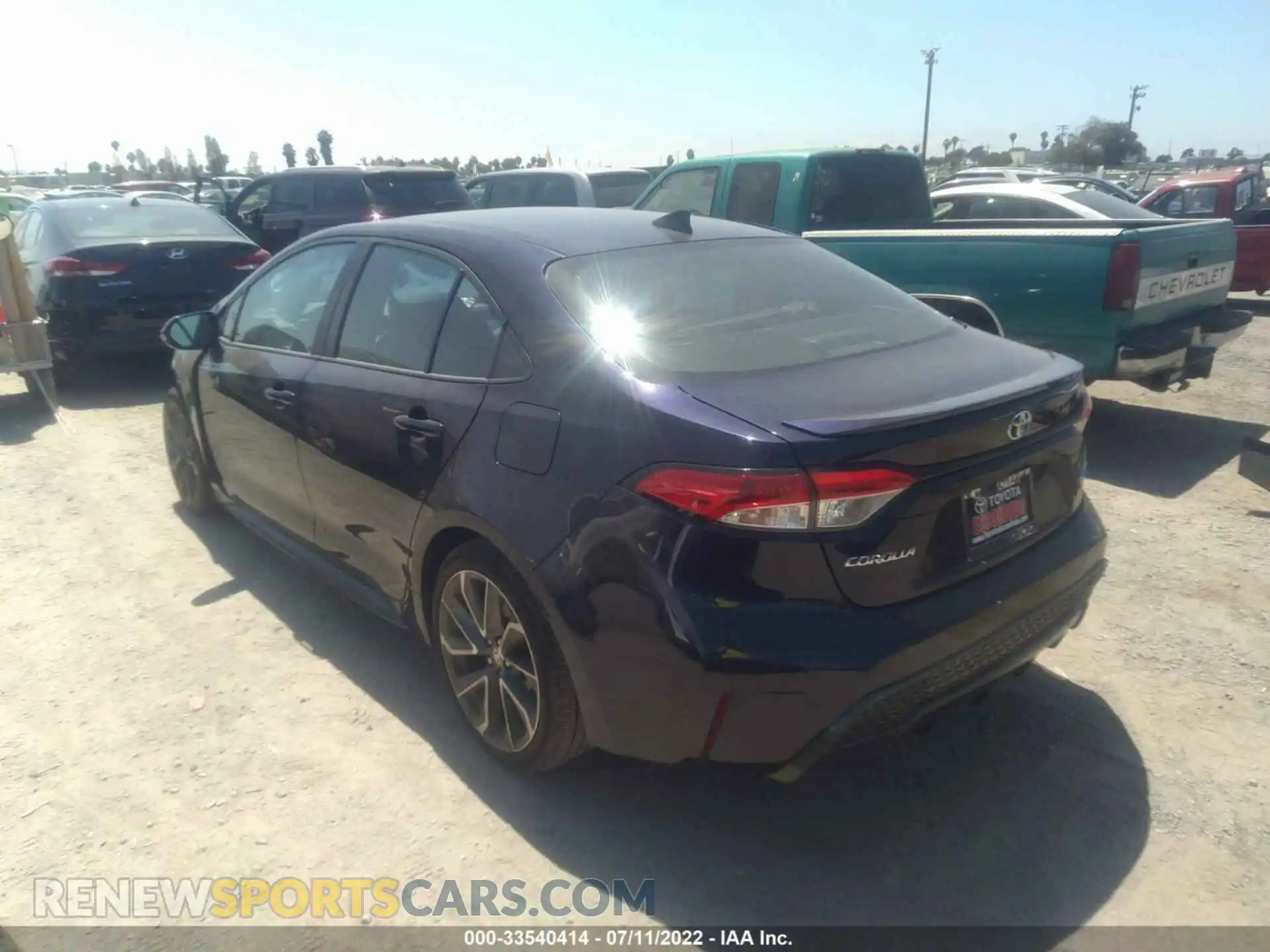 3 Photograph of a damaged car 5YFP4MCE4MP070243 TOYOTA COROLLA 2021