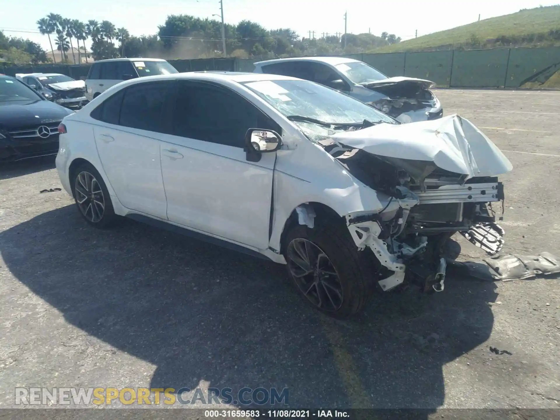 1 Photograph of a damaged car 5YFP4MCE4MP078147 TOYOTA COROLLA 2021