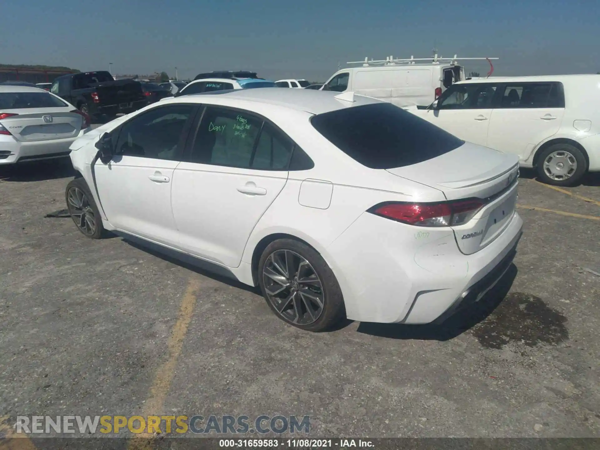 3 Photograph of a damaged car 5YFP4MCE4MP078147 TOYOTA COROLLA 2021
