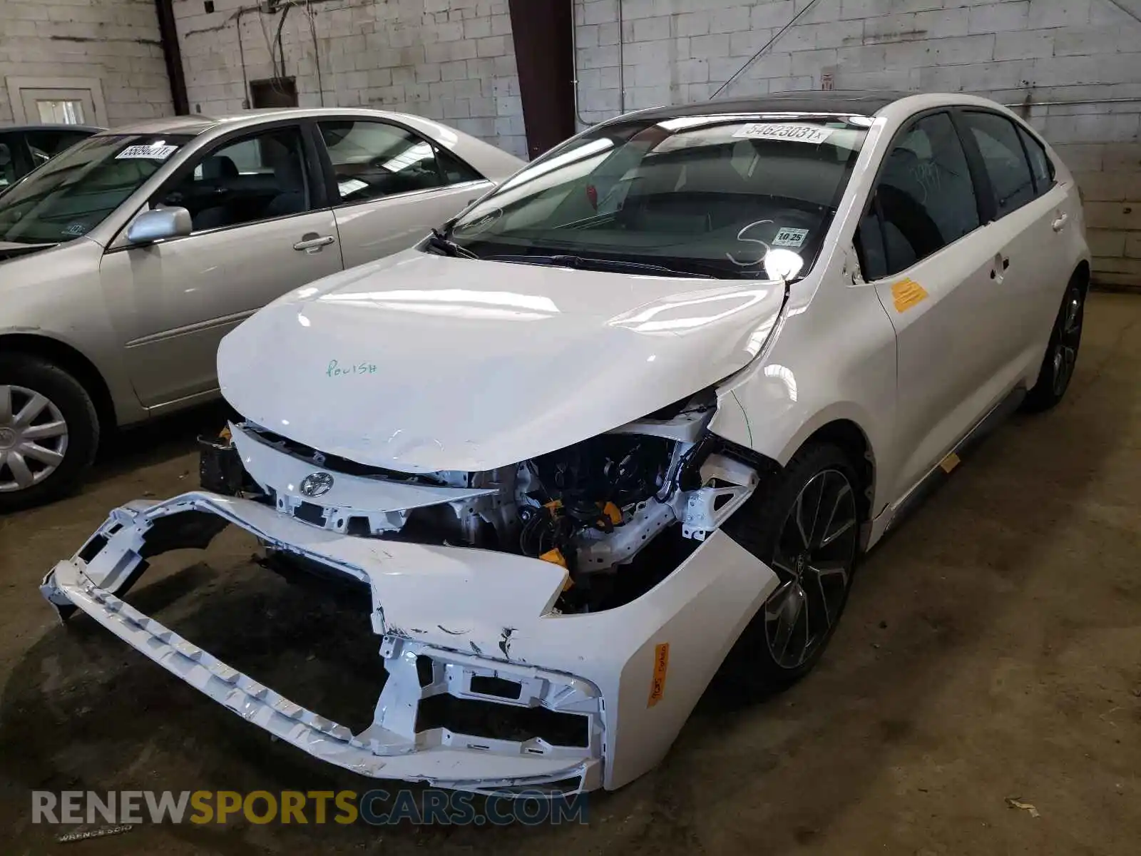 2 Фотография поврежденного автомобиля 5YFP4MCE5MP066413 TOYOTA COROLLA 2021