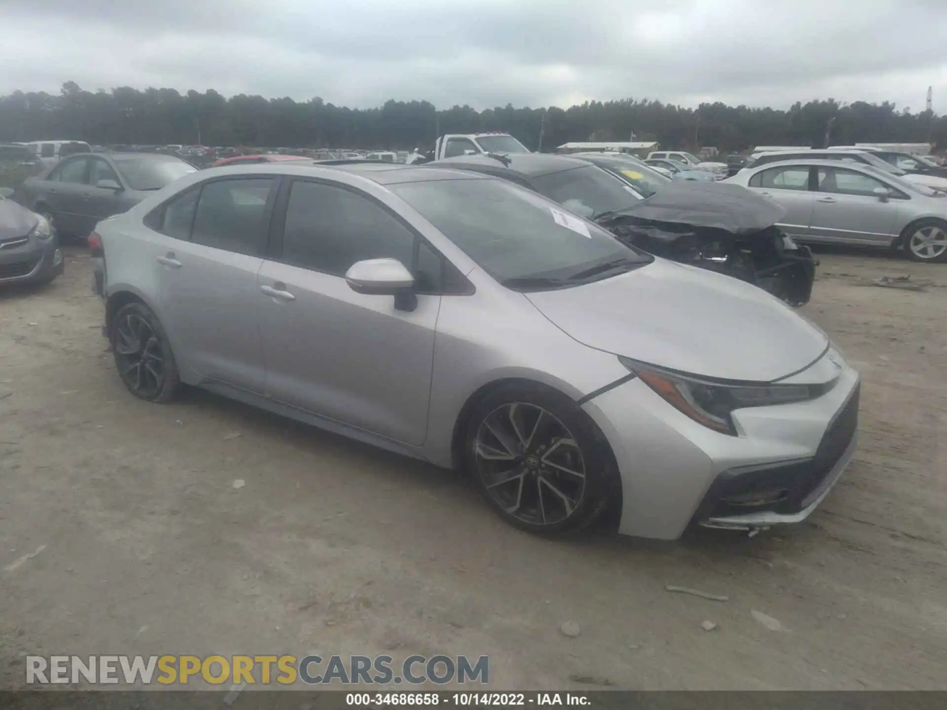 1 Photograph of a damaged car 5YFP4MCE5MP069506 TOYOTA COROLLA 2021