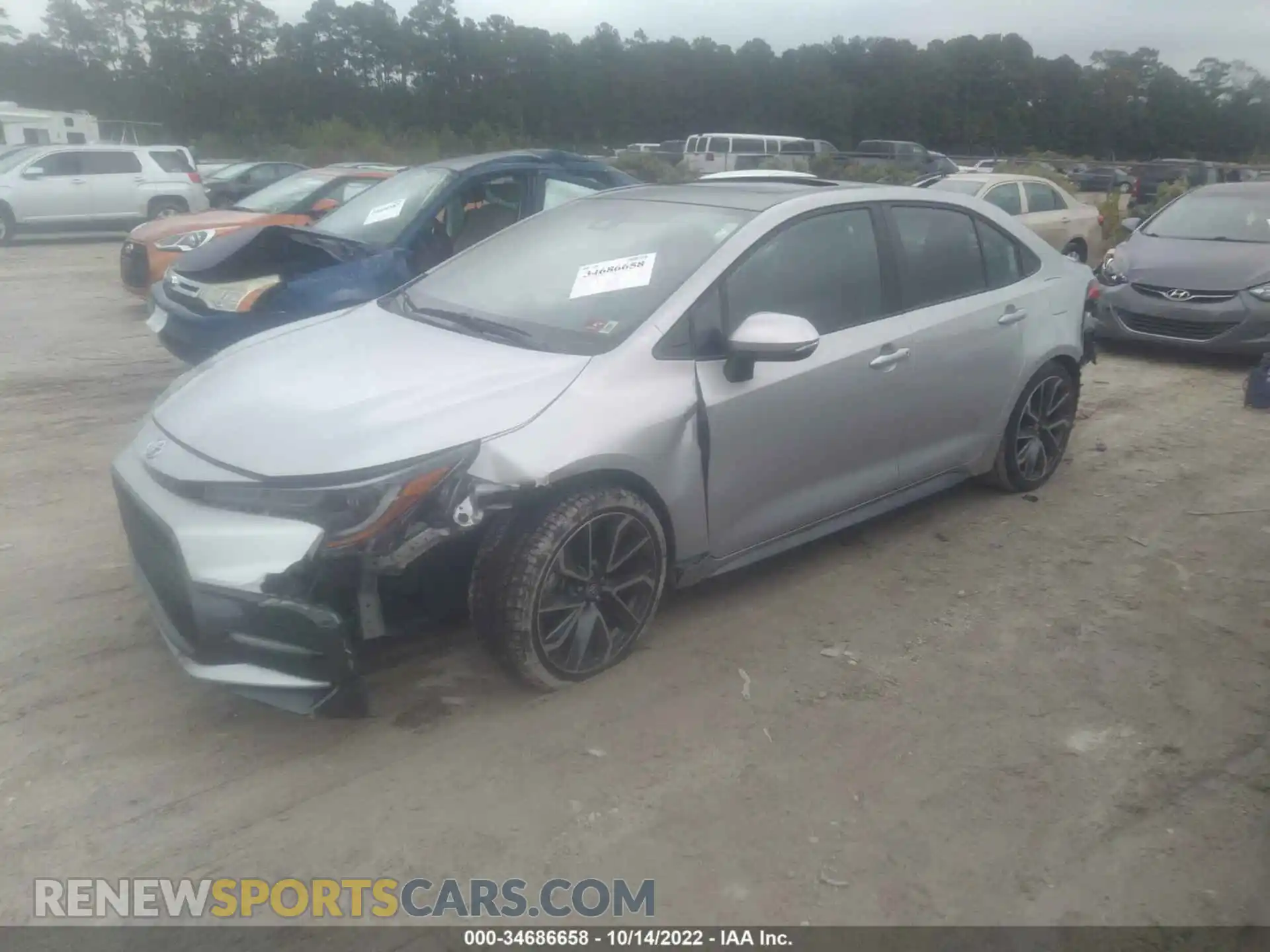 2 Photograph of a damaged car 5YFP4MCE5MP069506 TOYOTA COROLLA 2021