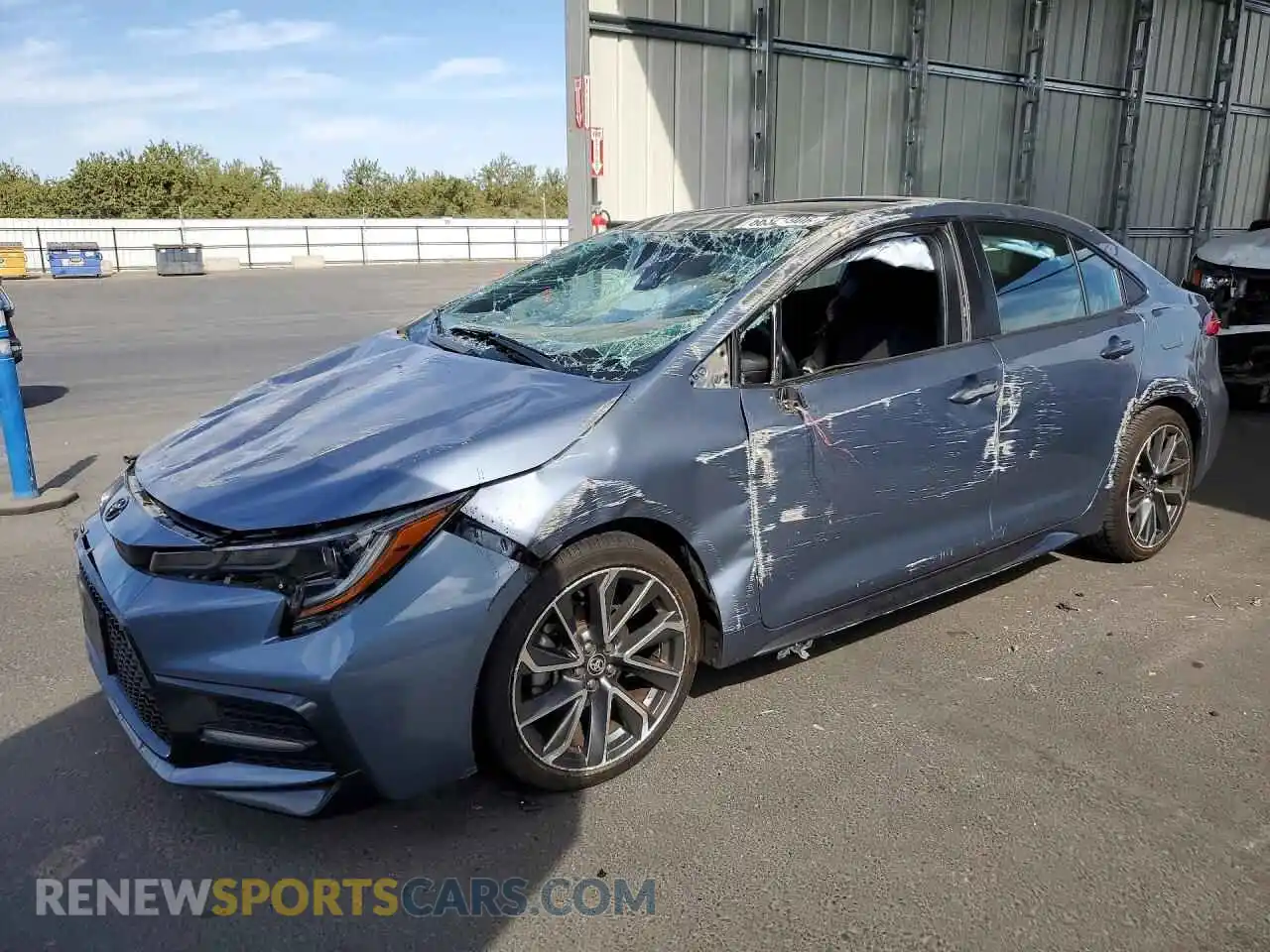1 Photograph of a damaged car 5YFP4MCE6MP067618 TOYOTA COROLLA 2021