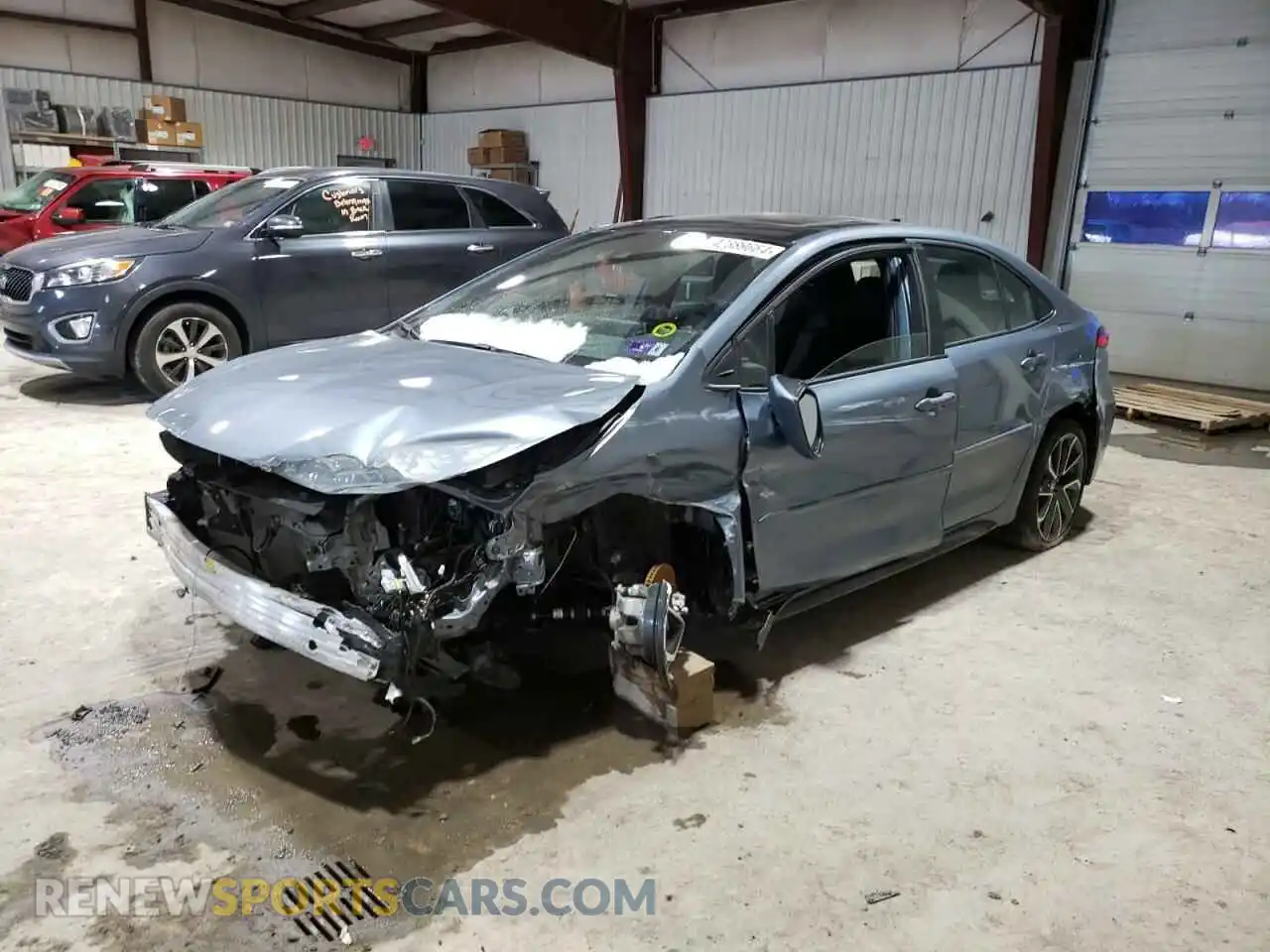 1 Photograph of a damaged car 5YFP4MCE6MP068638 TOYOTA COROLLA 2021