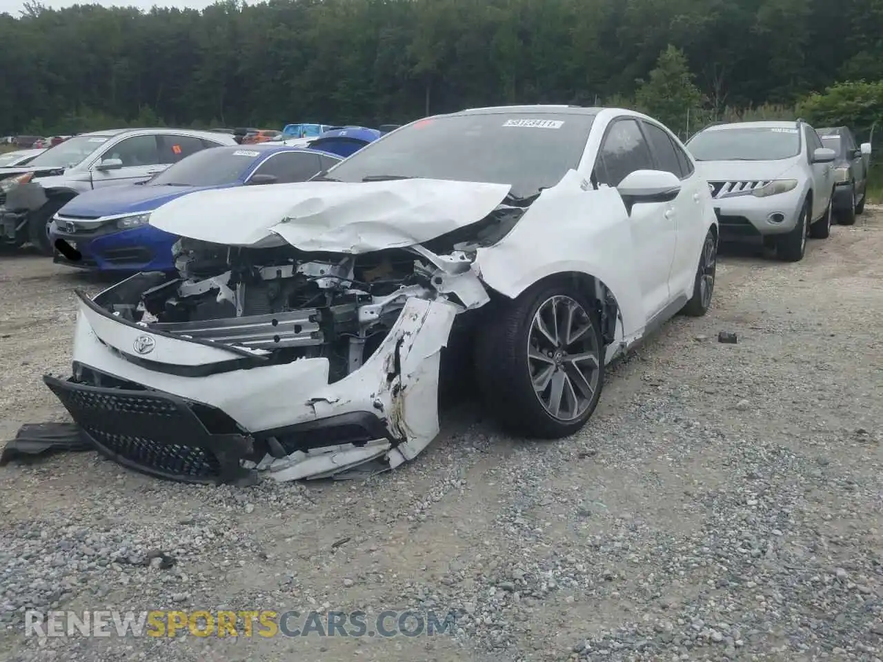 2 Photograph of a damaged car 5YFP4MCE6MP085519 TOYOTA COROLLA 2021