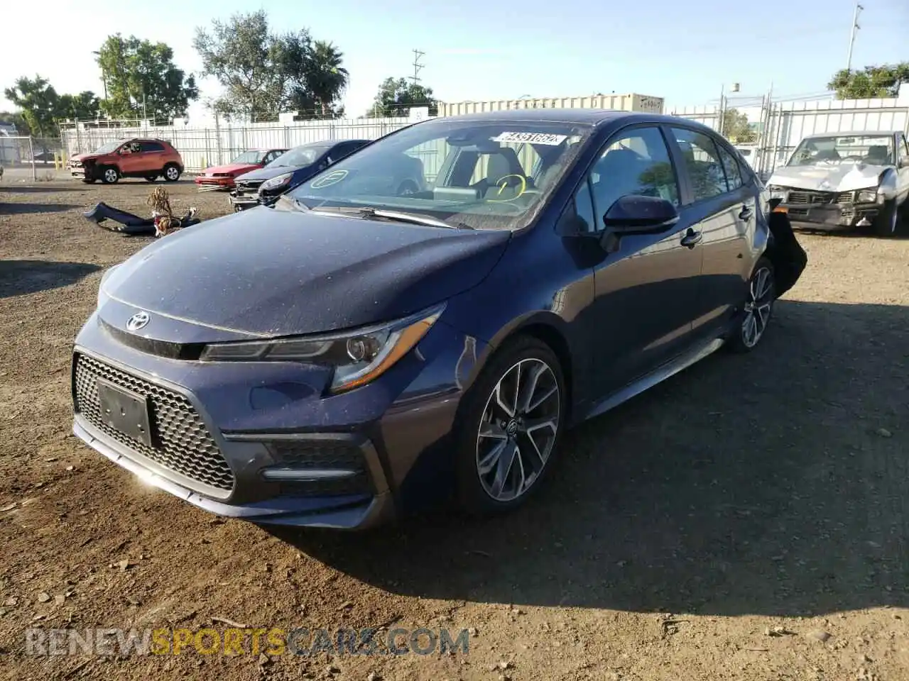 2 Photograph of a damaged car 5YFP4MCE6MP086489 TOYOTA COROLLA 2021