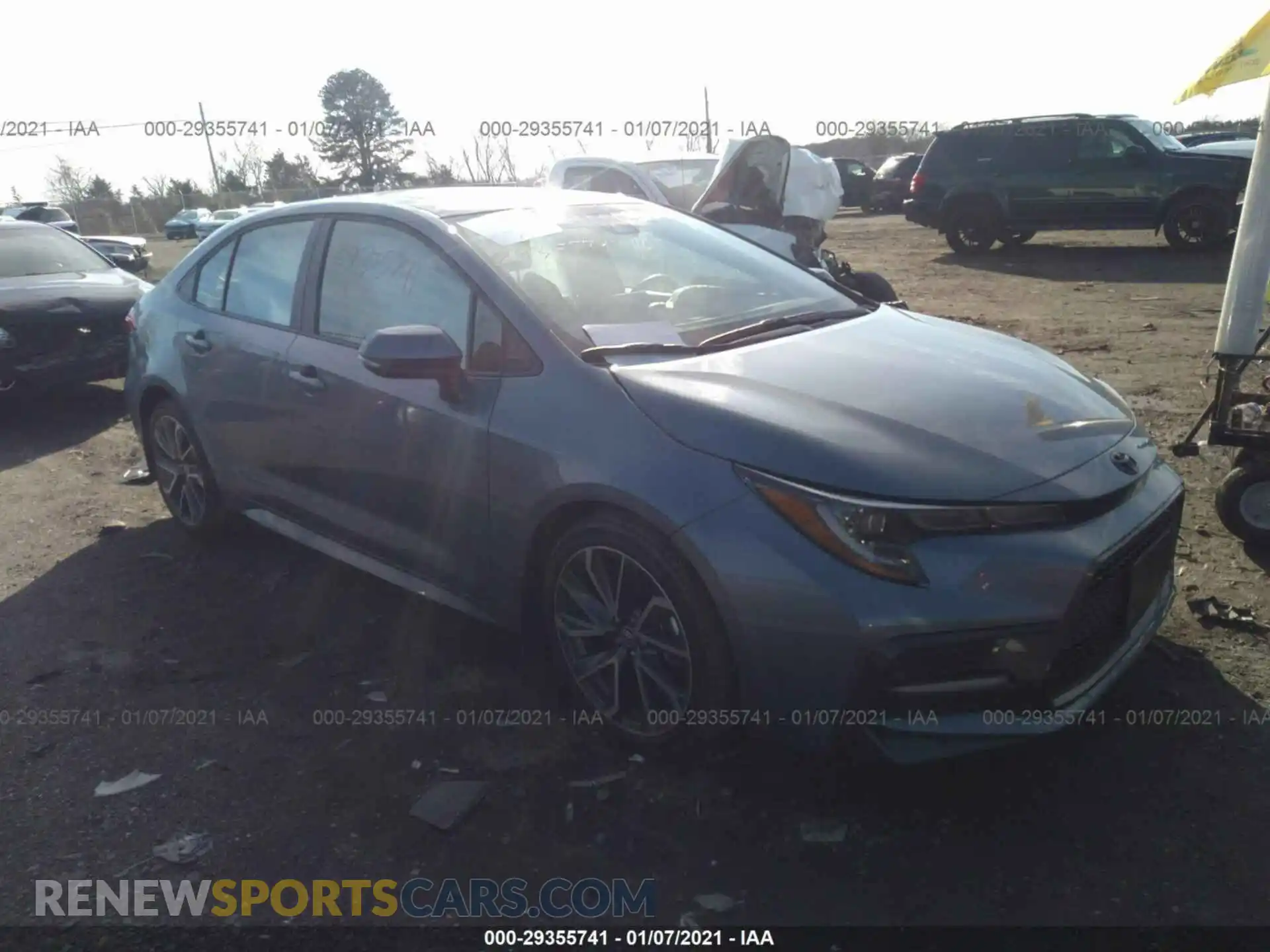 1 Photograph of a damaged car 5YFP4MCE7MP069328 TOYOTA COROLLA 2021