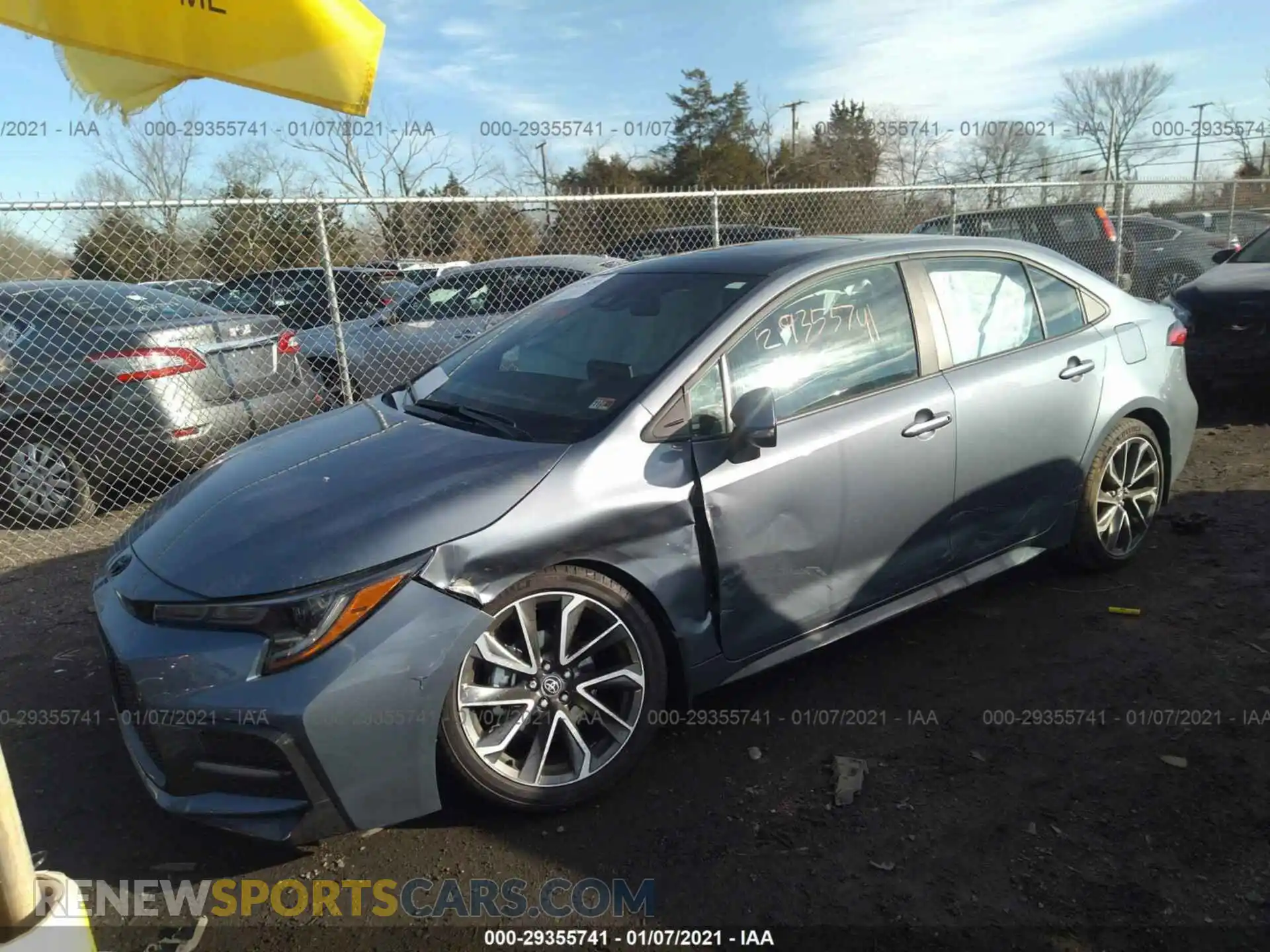 2 Photograph of a damaged car 5YFP4MCE7MP069328 TOYOTA COROLLA 2021
