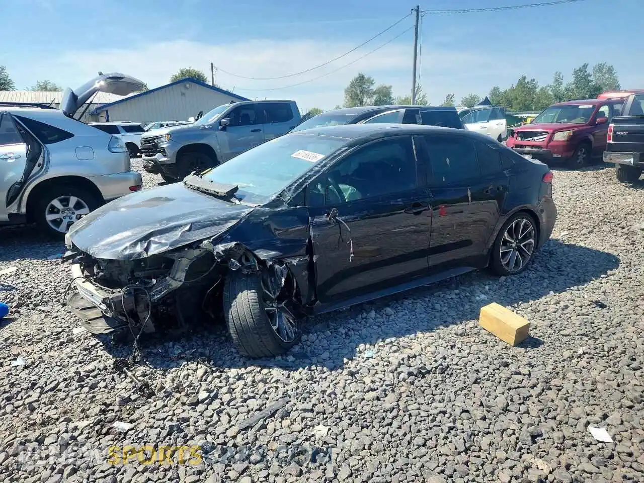 1 Photograph of a damaged car 5YFP4MCE7MP081916 TOYOTA COROLLA 2021