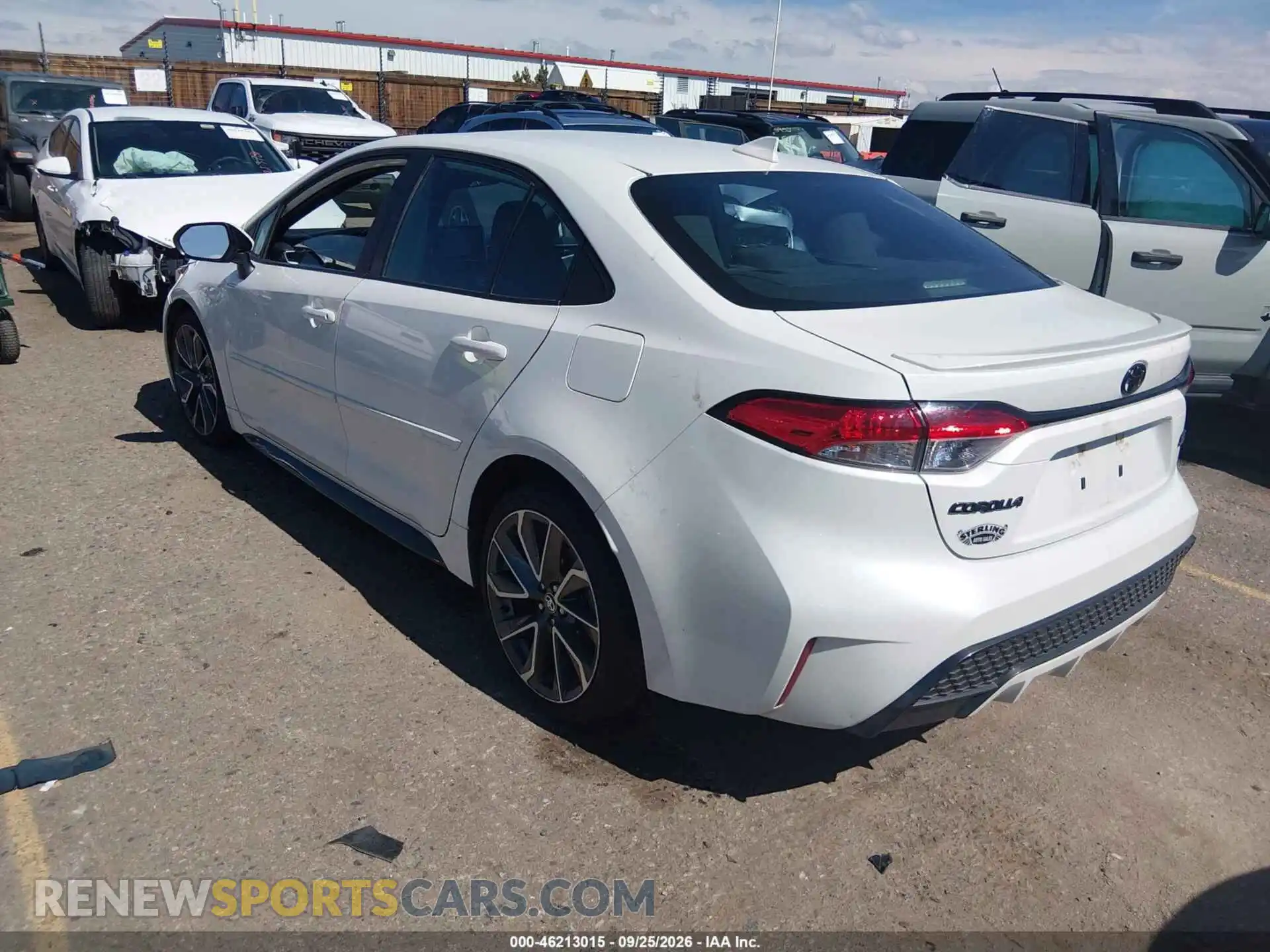 3 Фотография поврежденного автомобиля 5YFP4MCE9MP075566 TOYOTA COROLLA 2021
