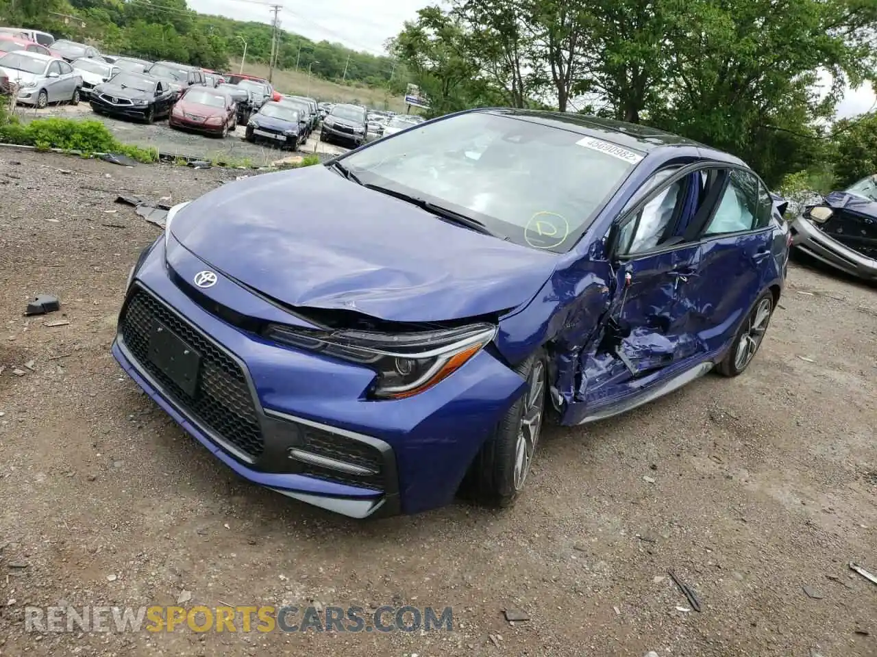 2 Photograph of a damaged car 5YFP4MCE9MP083473 TOYOTA COROLLA 2021