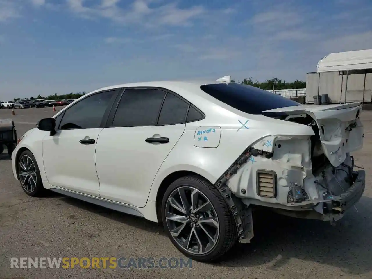 2 Photograph of a damaged car 5YFP4MCEXMP061384 TOYOTA COROLLA 2021