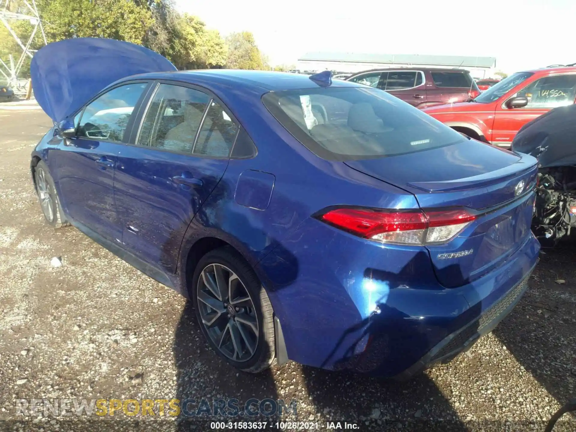 3 Photograph of a damaged car 5YFS4MCE0MP059542 TOYOTA COROLLA 2021