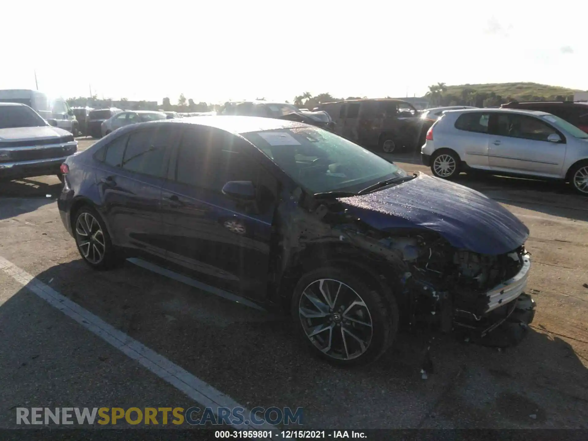 1 Photograph of a damaged car 5YFS4MCE0MP061341 TOYOTA COROLLA 2021