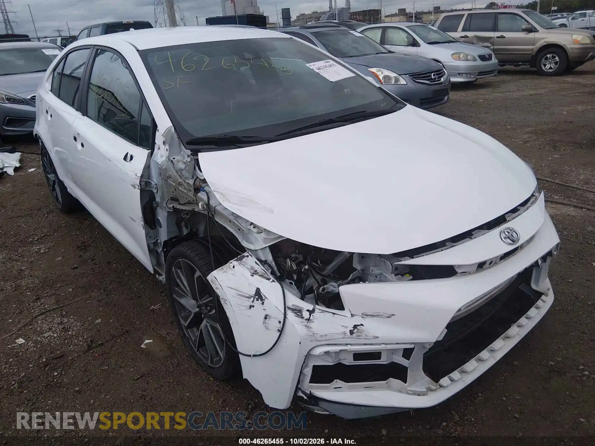 1 Photograph of a damaged car 5YFS4MCE0MP065664 TOYOTA COROLLA 2021