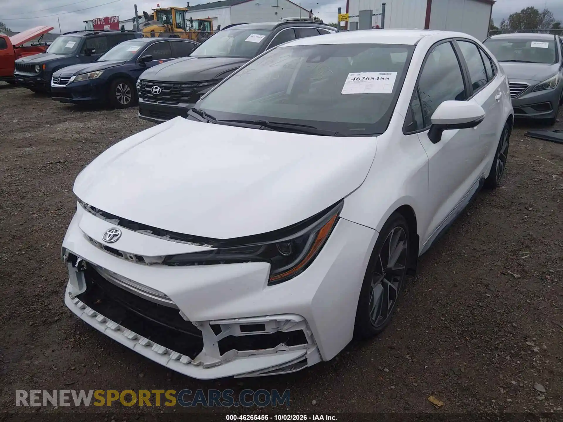 2 Photograph of a damaged car 5YFS4MCE0MP065664 TOYOTA COROLLA 2021