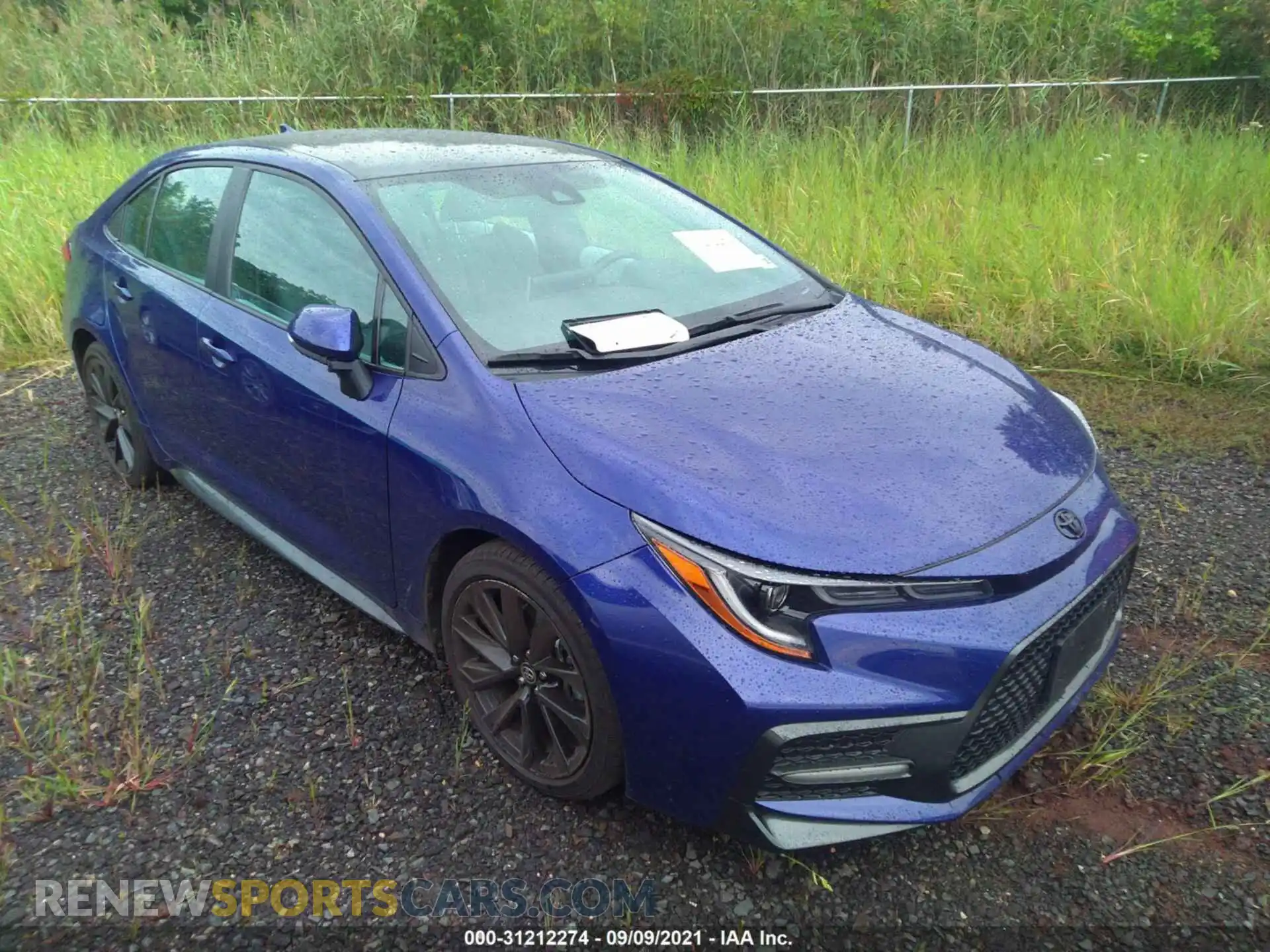 1 Photograph of a damaged car 5YFS4MCE0MP067365 TOYOTA COROLLA 2021