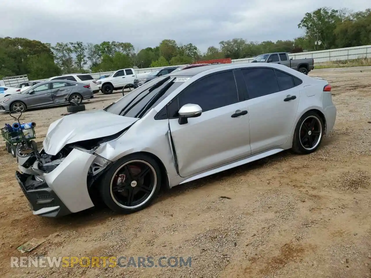 1 Photograph of a damaged car 5YFS4MCE0MP068757 TOYOTA COROLLA 2021