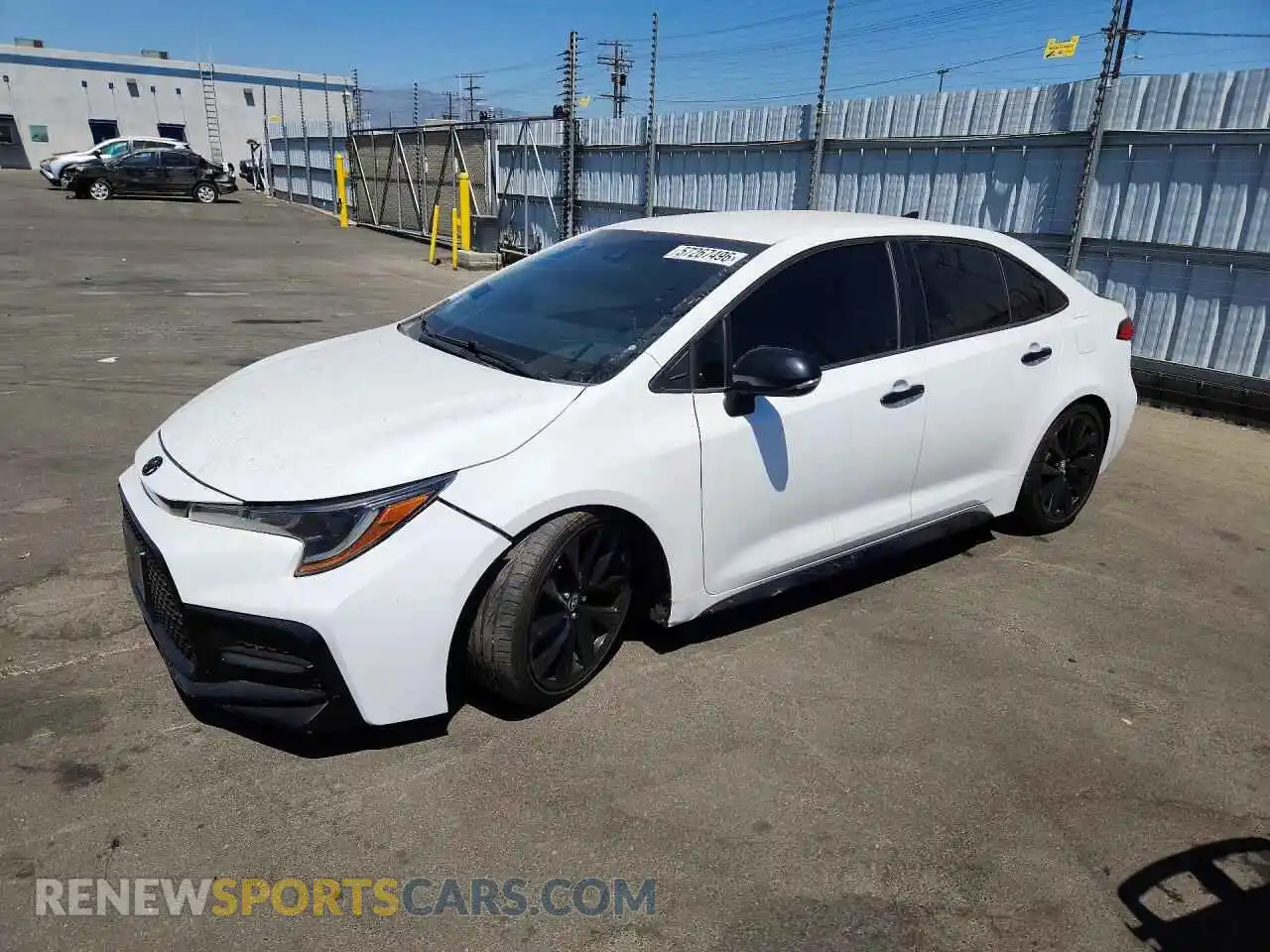 1 Фотография поврежденного автомобиля 5YFS4MCE0MP070380 TOYOTA COROLLA 2021