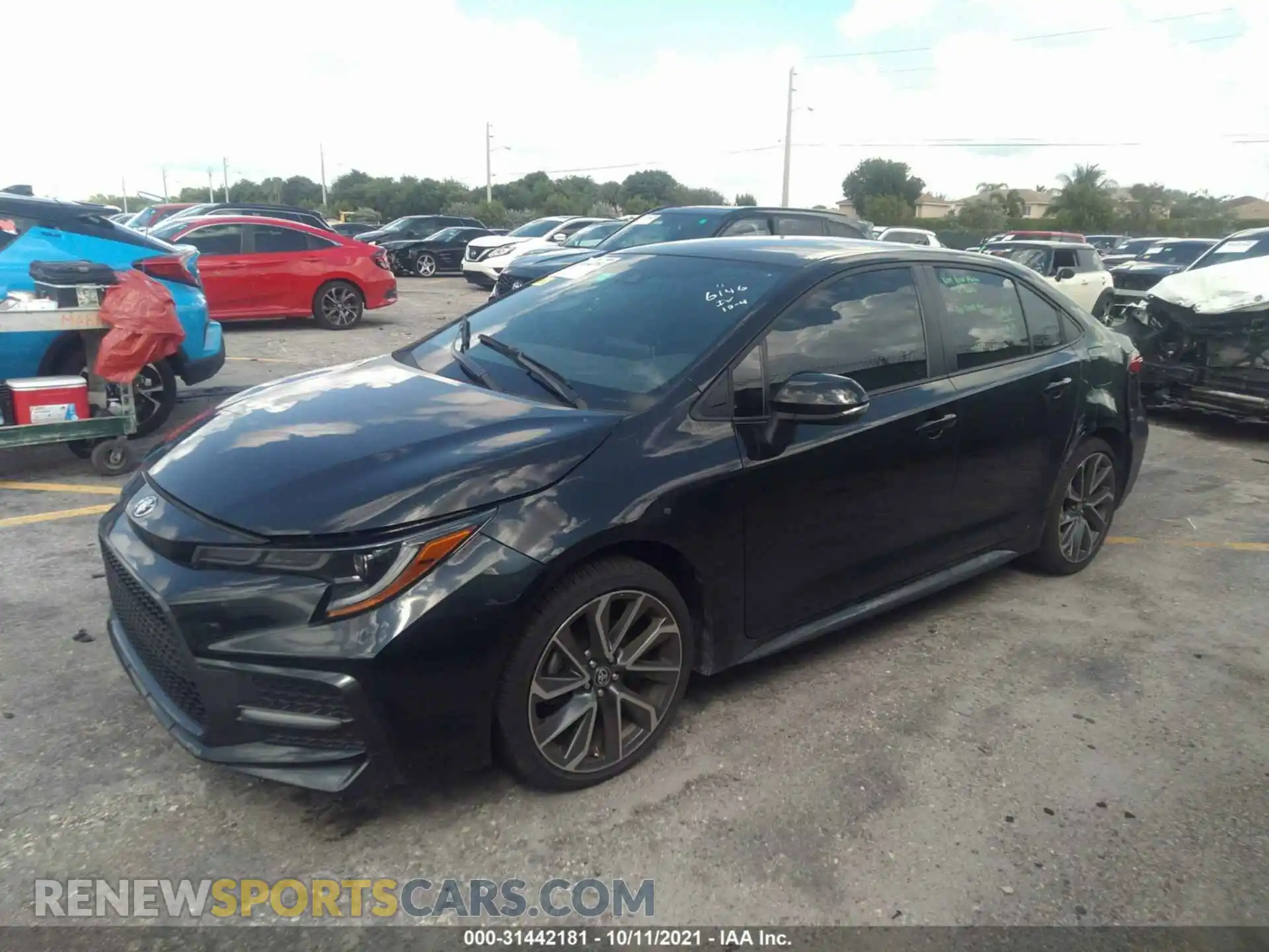 2 Photograph of a damaged car 5YFS4MCE0MP076146 TOYOTA COROLLA 2021