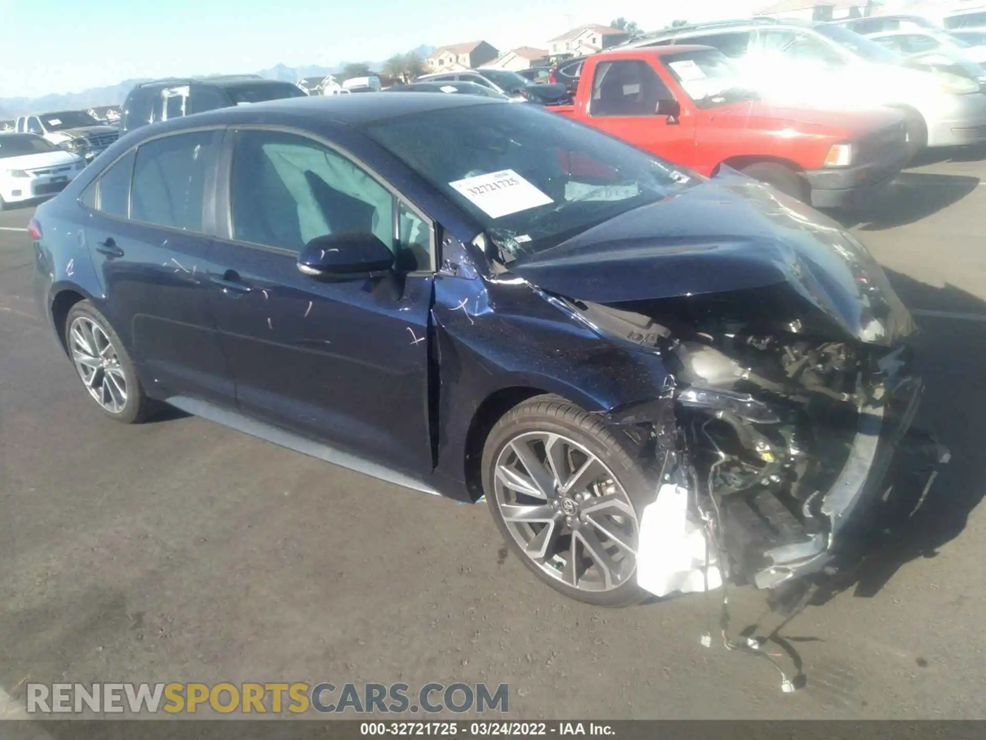 1 Photograph of a damaged car 5YFS4MCE0MP077426 TOYOTA COROLLA 2021