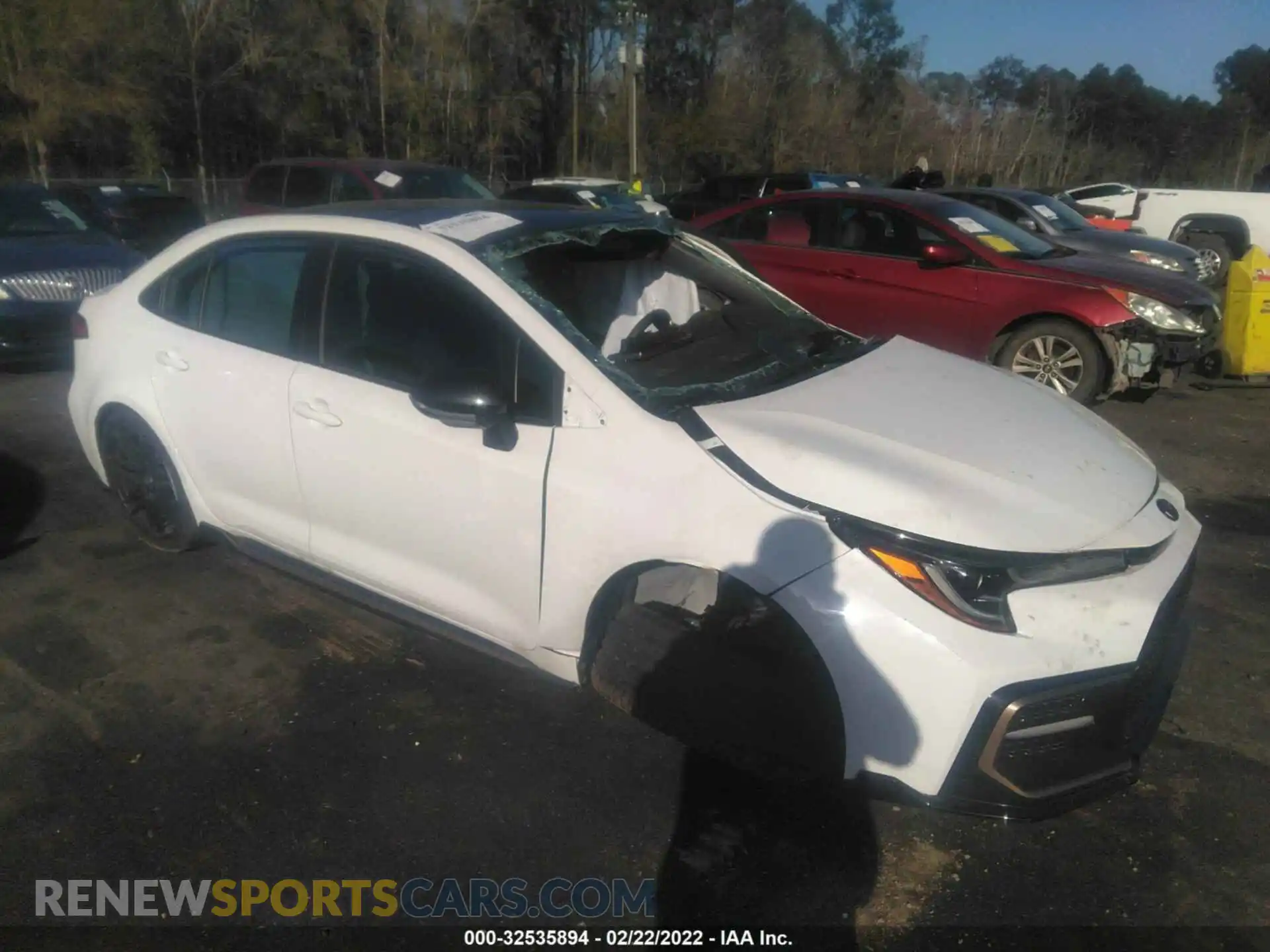 1 Photograph of a damaged car 5YFS4MCE0MP079774 TOYOTA COROLLA 2021