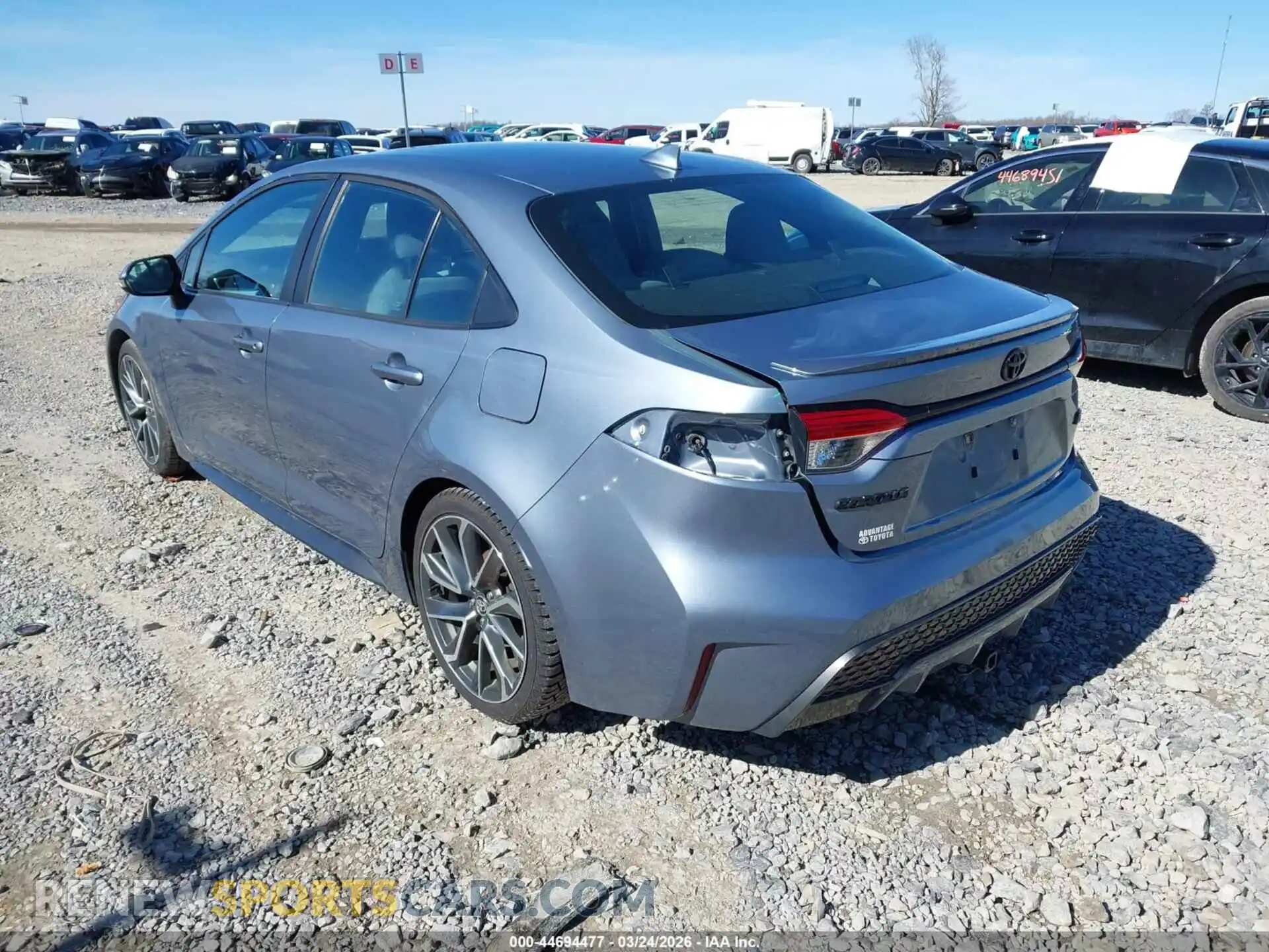 3 Photograph of a damaged car 5YFS4MCE0MP092315 TOYOTA COROLLA 2021