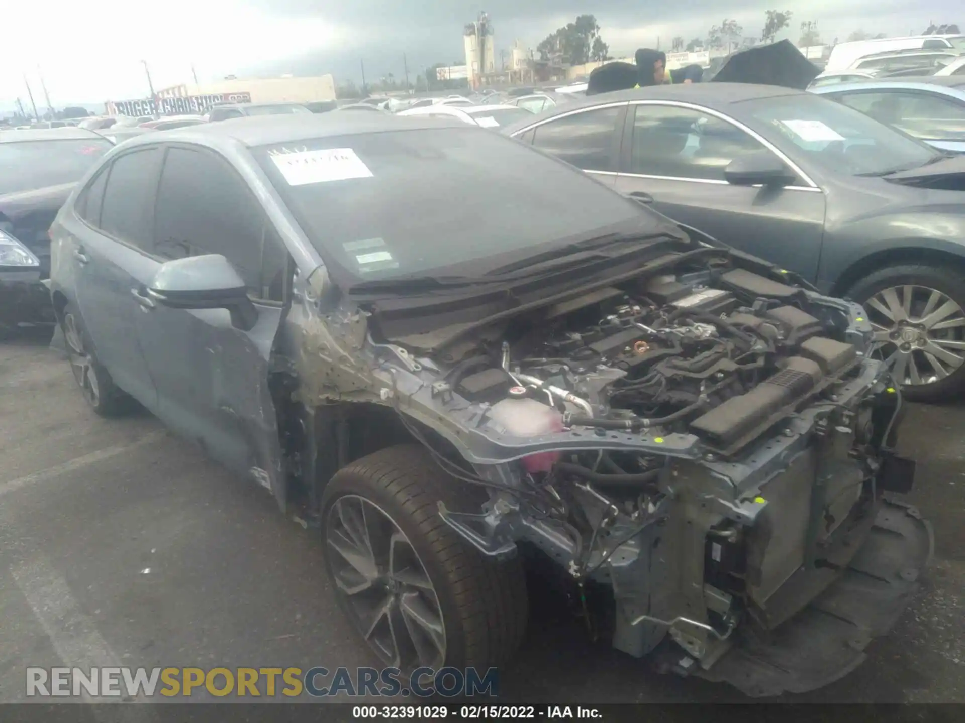1 Photograph of a damaged car 5YFS4MCE0MP093139 TOYOTA COROLLA 2021