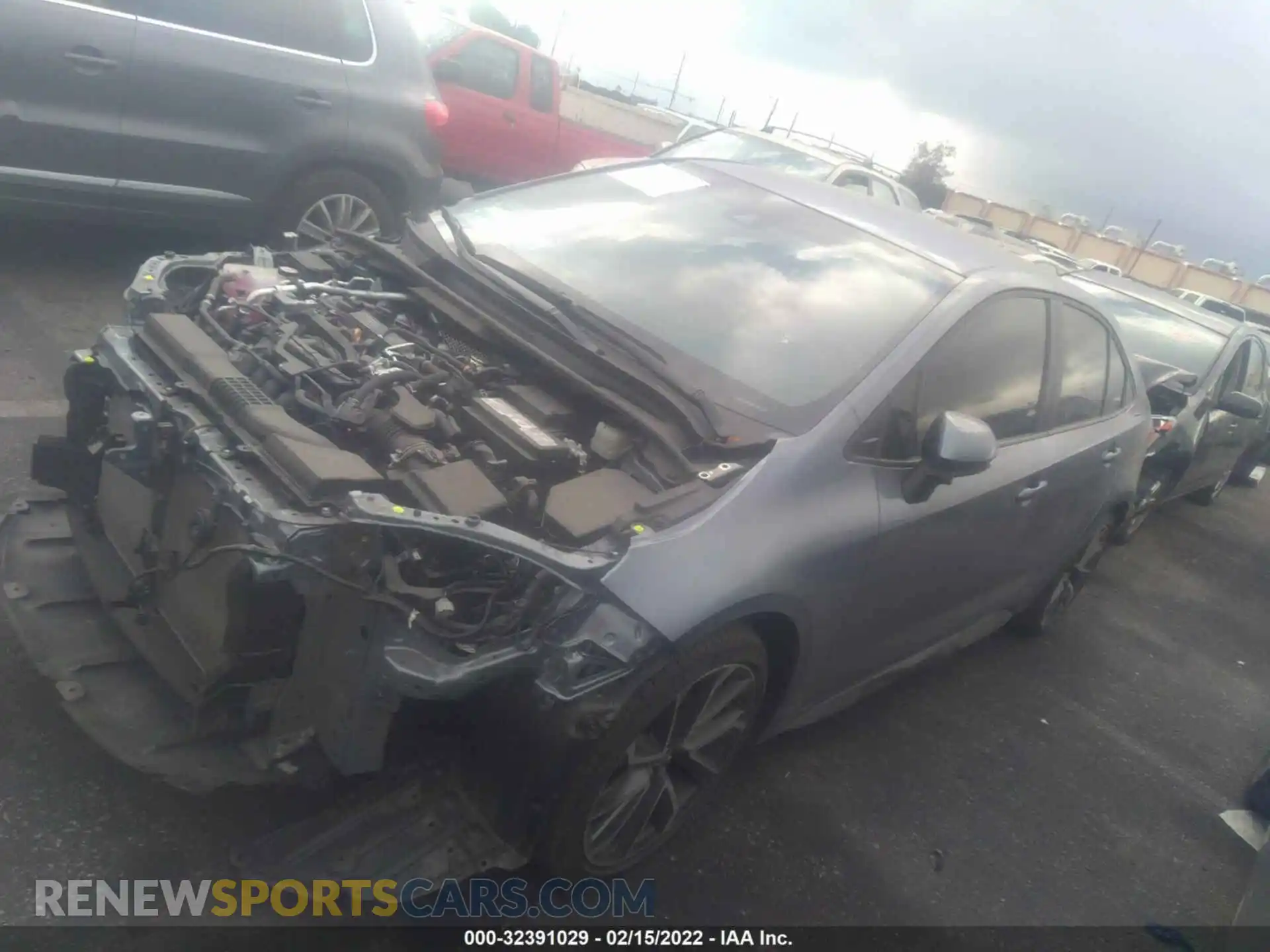 2 Photograph of a damaged car 5YFS4MCE0MP093139 TOYOTA COROLLA 2021