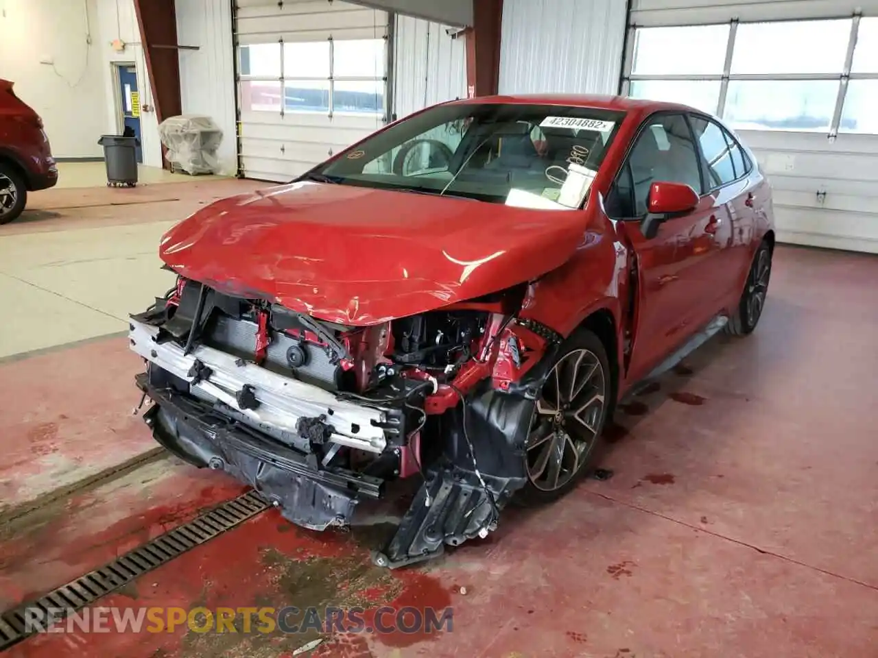 2 Photograph of a damaged car 5YFS4MCE0MP093691 TOYOTA COROLLA 2021
