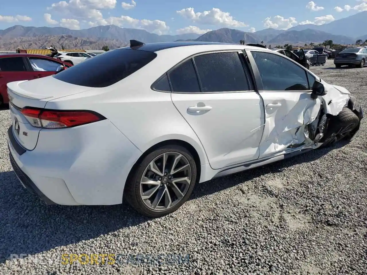 3 Photograph of a damaged car 5YFS4MCE0MP093917 TOYOTA COROLLA 2021