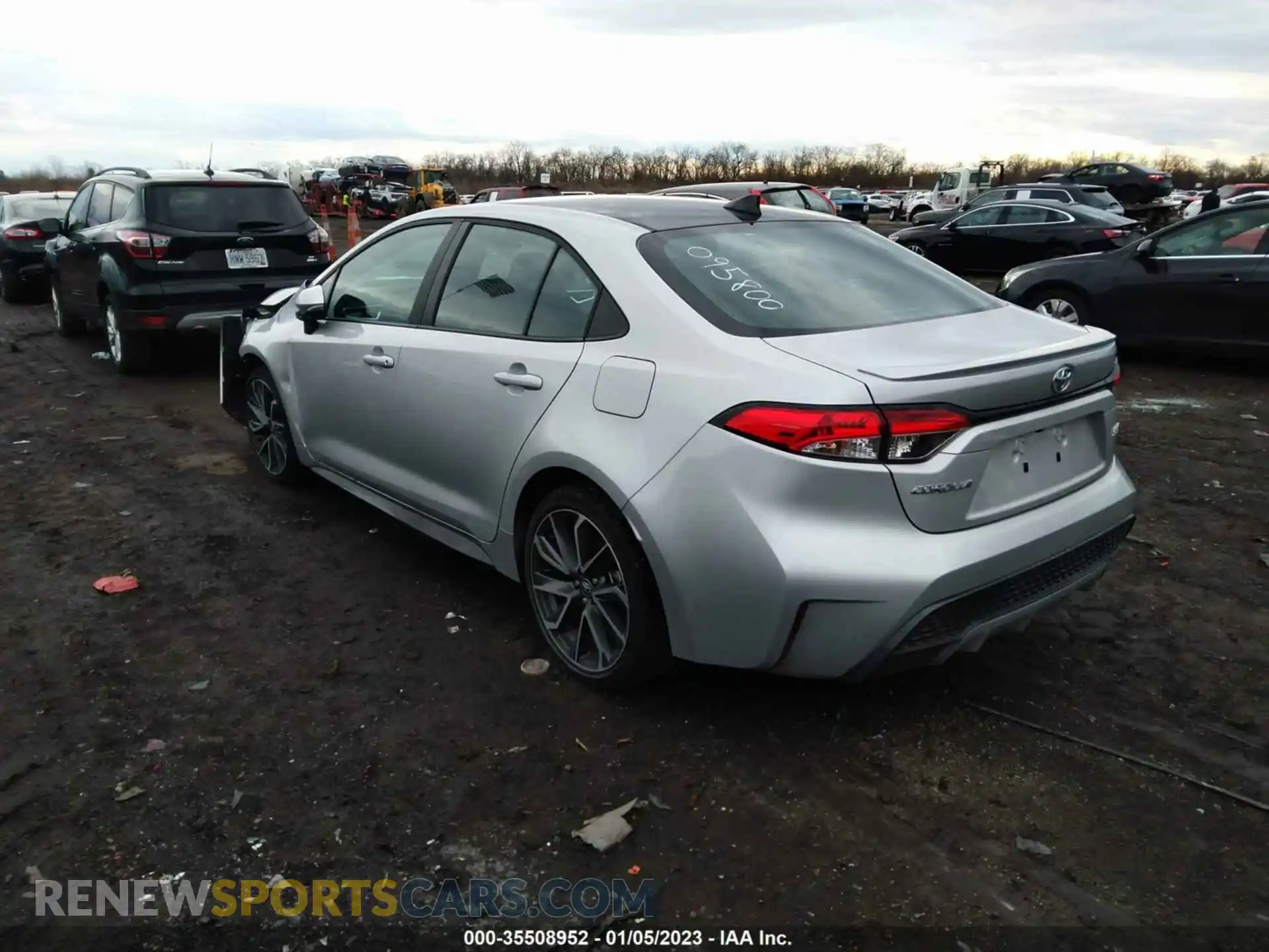 3 Фотография поврежденного автомобиля 5YFS4MCE0MP095800 TOYOTA COROLLA 2021