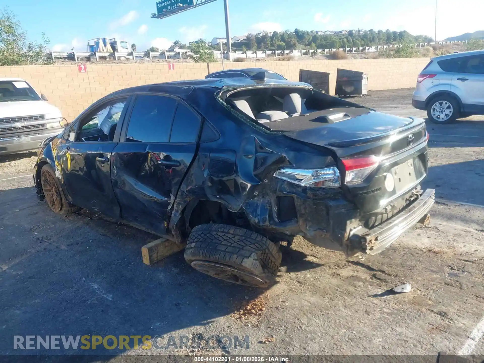 3 Photograph of a damaged car 5YFS4MCE0MP096073 TOYOTA COROLLA 2021