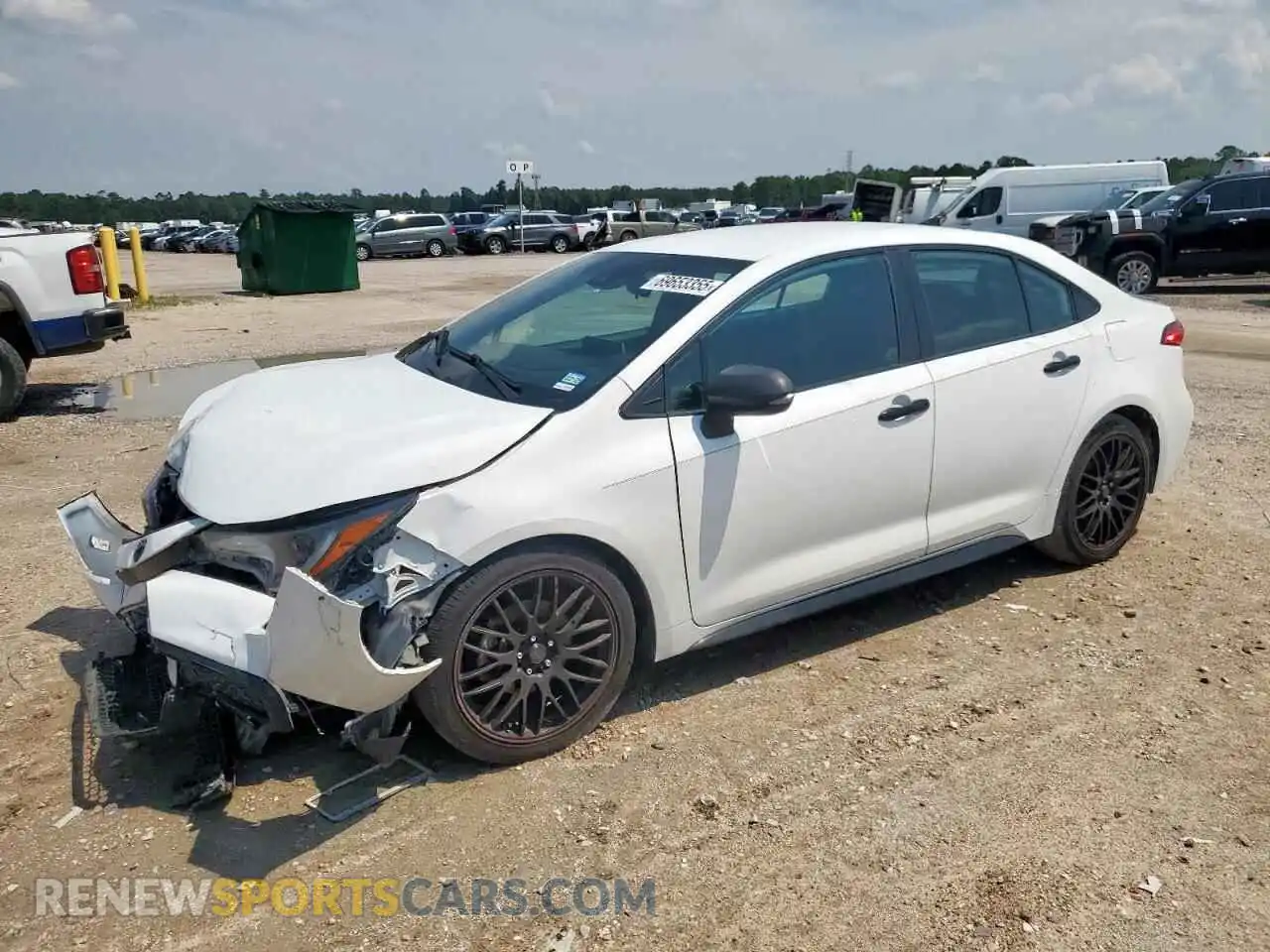 1 Photograph of a damaged car 5YFS4MCE1MP058142 TOYOTA COROLLA 2021