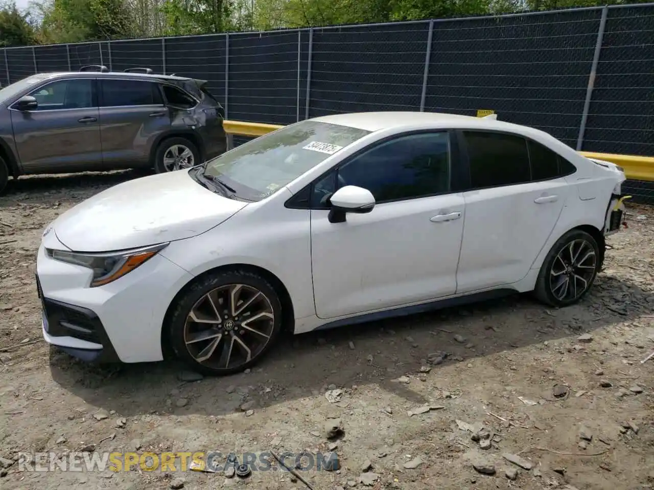 1 Photograph of a damaged car 5YFS4MCE1MP061381 TOYOTA COROLLA 2021
