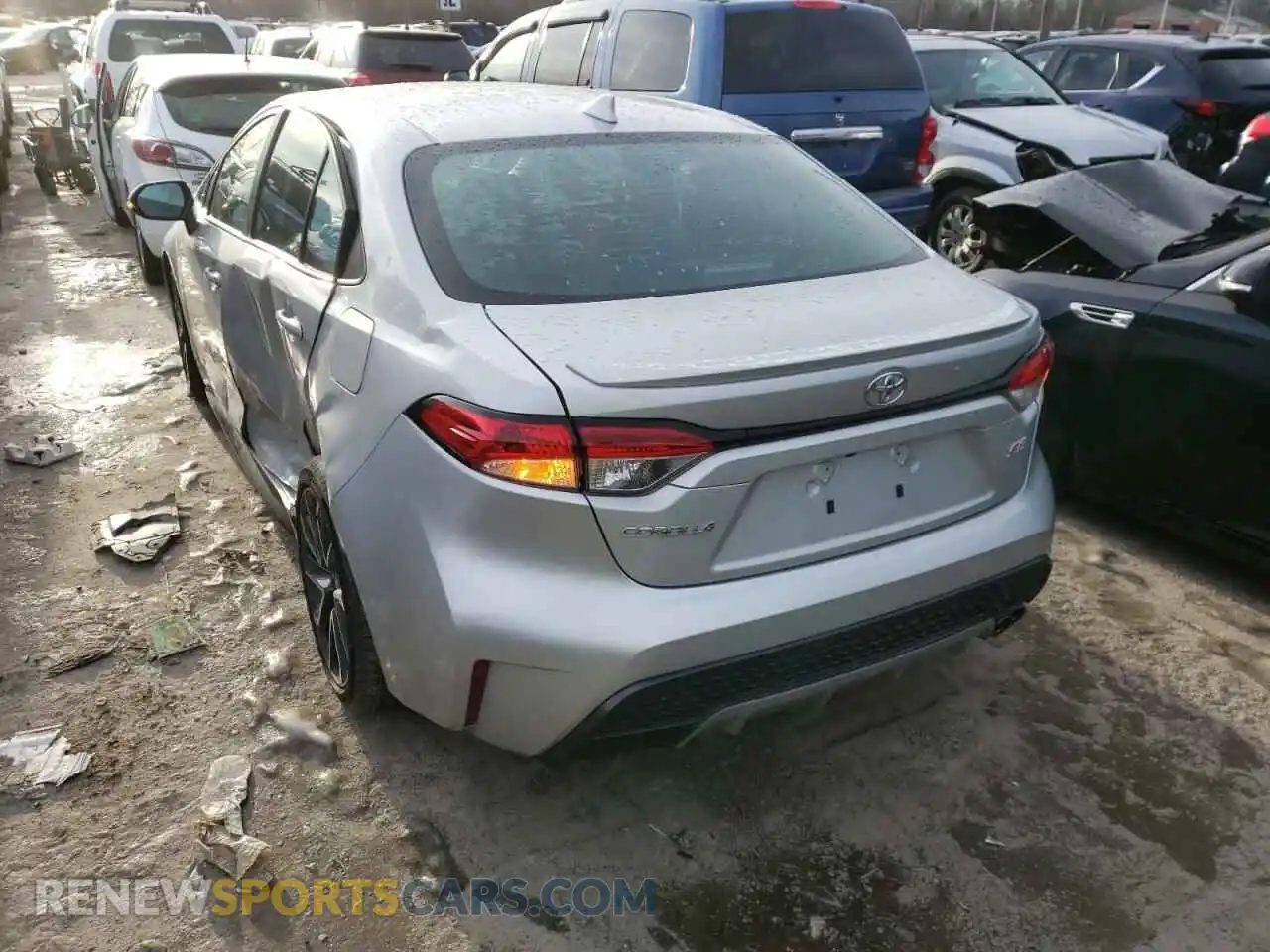 3 Photograph of a damaged car 5YFS4MCE1MP062076 TOYOTA COROLLA 2021