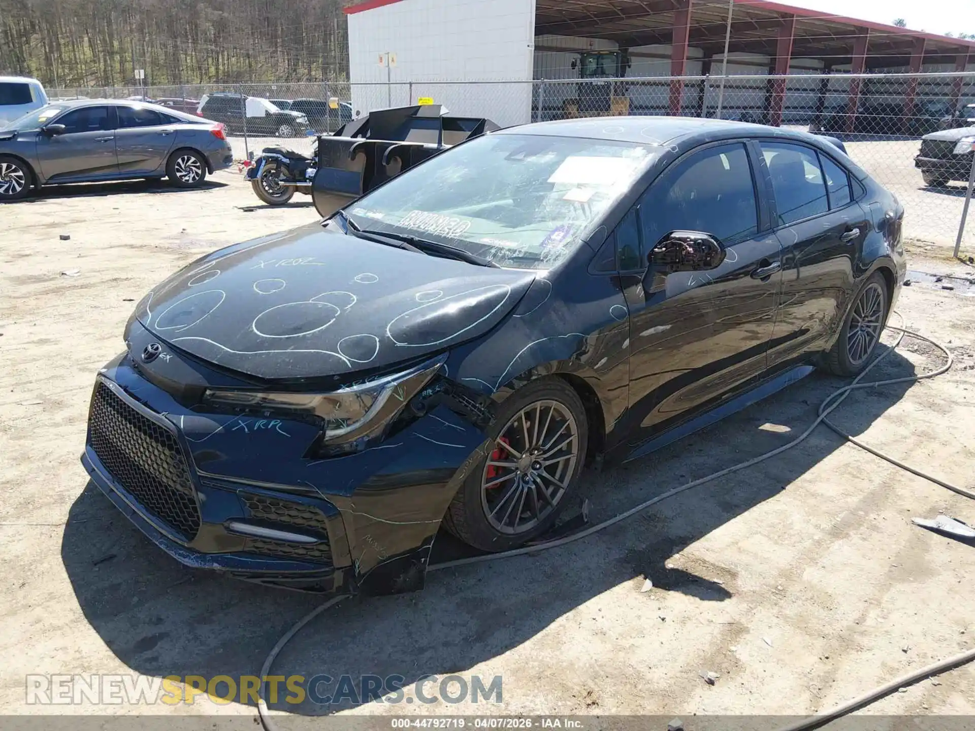 2 Photograph of a damaged car 5YFS4MCE1MP063485 TOYOTA COROLLA 2021