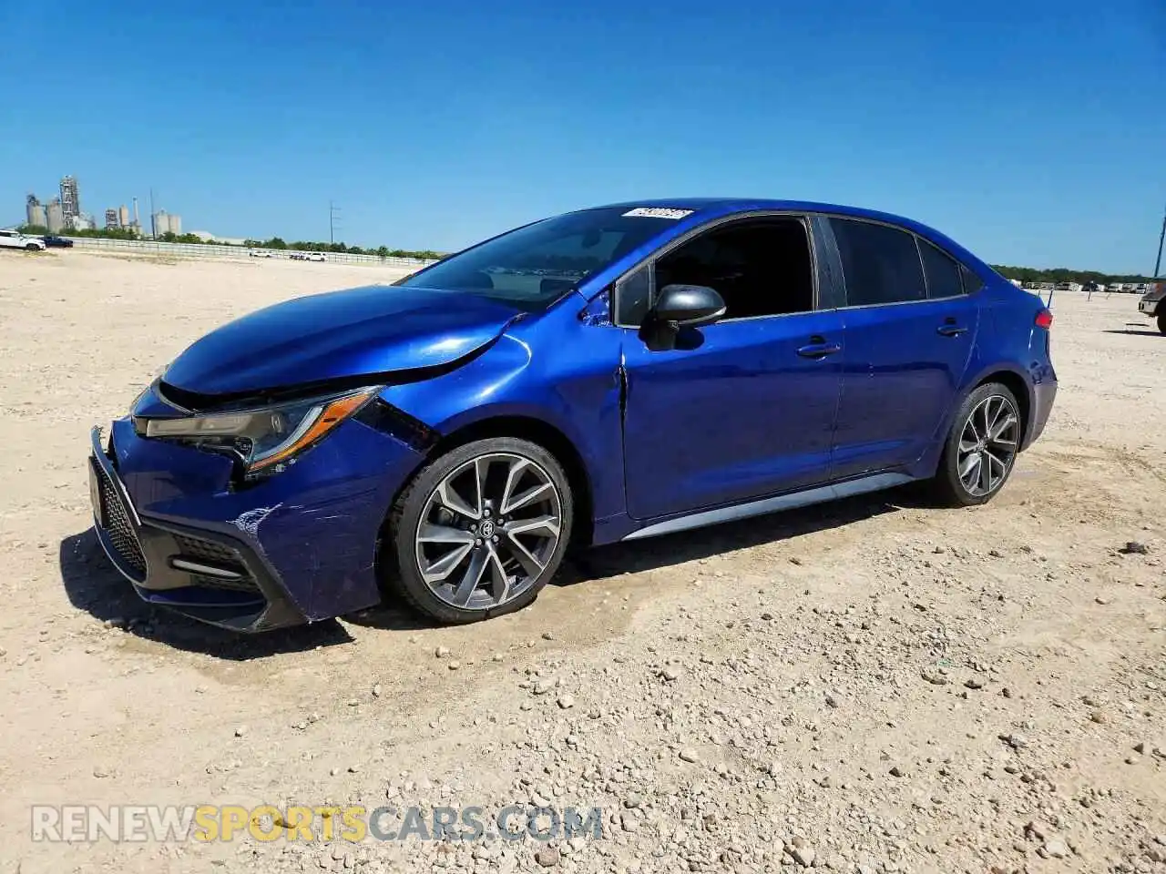 1 Photograph of a damaged car 5YFS4MCE1MP064300 TOYOTA COROLLA 2021