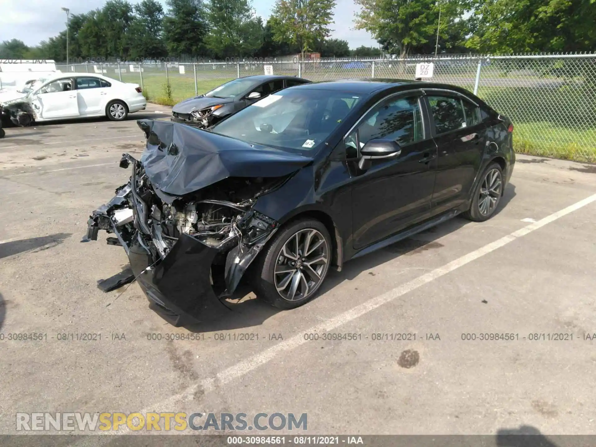 2 Photograph of a damaged car 5YFS4MCE1MP065835 TOYOTA COROLLA 2021