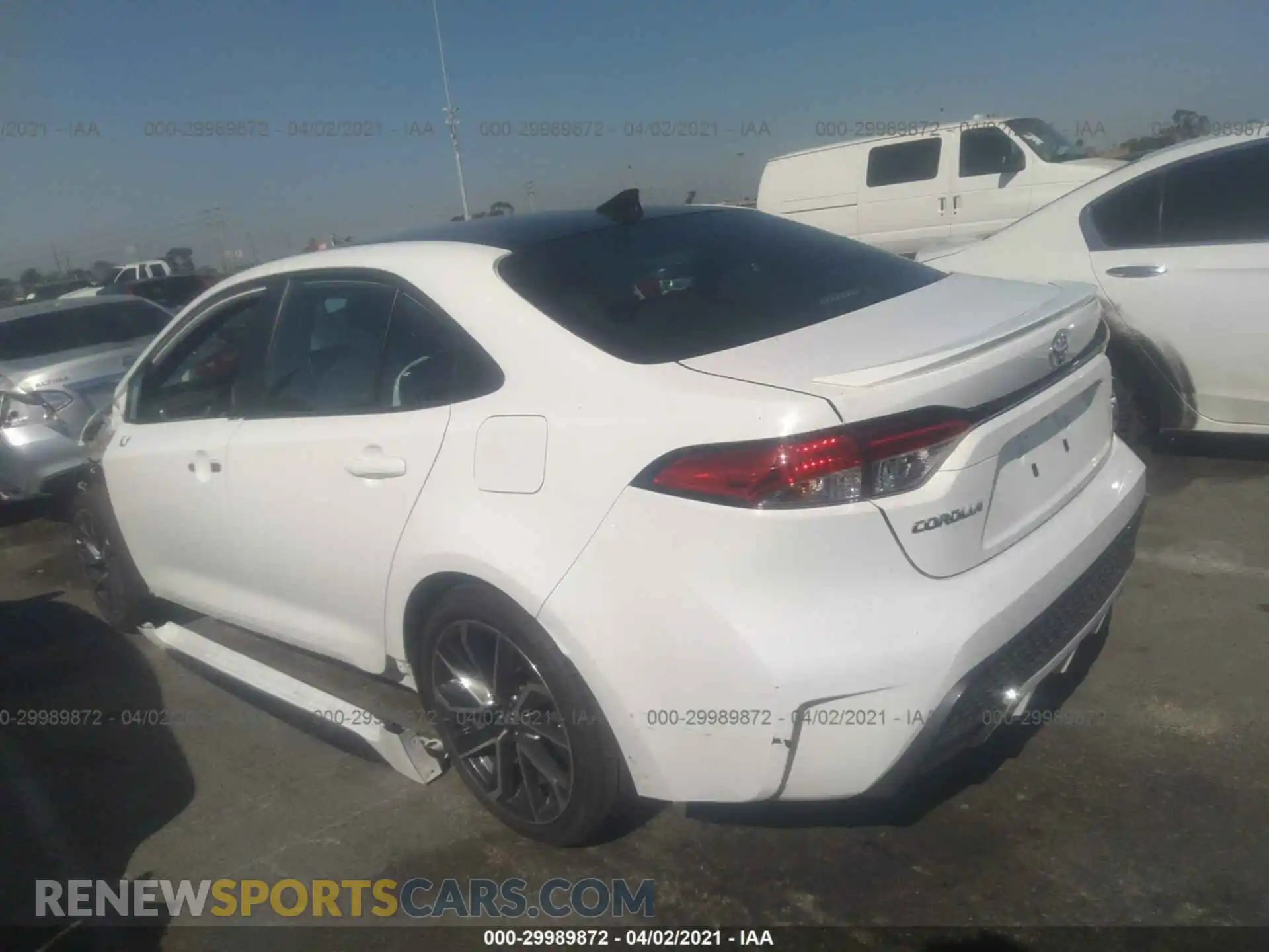 3 Фотография поврежденного автомобиля 5YFS4MCE1MP068878 TOYOTA COROLLA 2021