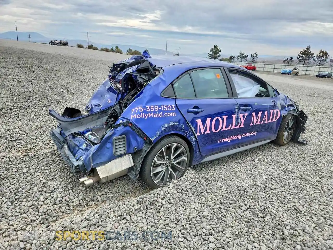 3 Фотография поврежденного автомобиля 5YFS4MCE1MP069643 TOYOTA COROLLA 2021