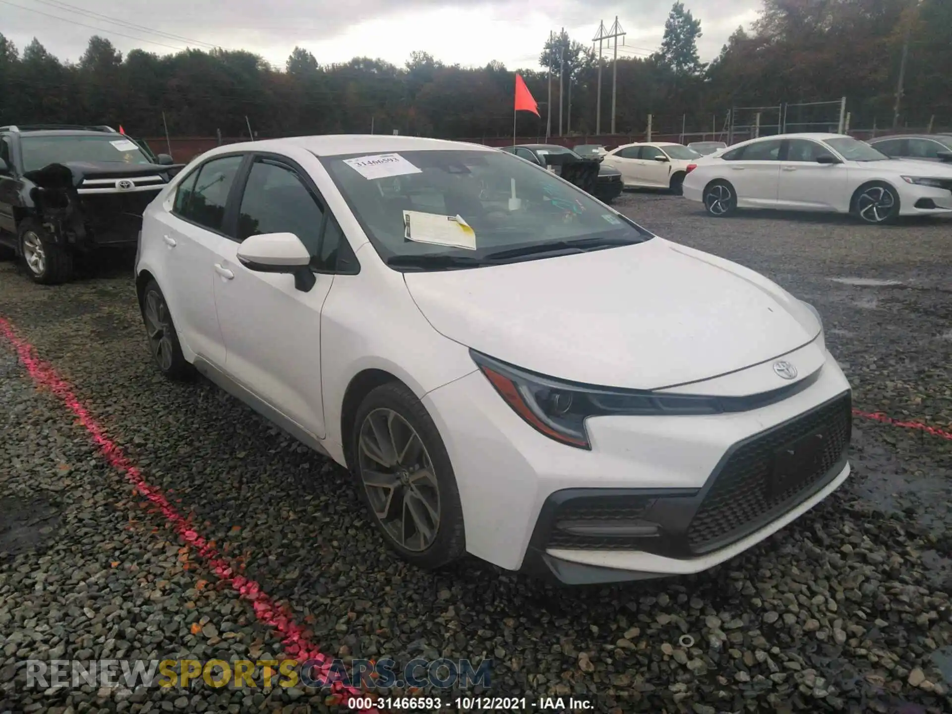 1 Photograph of a damaged car 5YFS4MCE1MP074440 TOYOTA COROLLA 2021