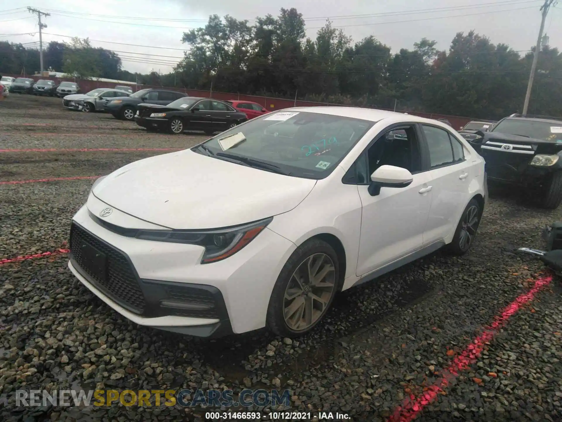 2 Photograph of a damaged car 5YFS4MCE1MP074440 TOYOTA COROLLA 2021
