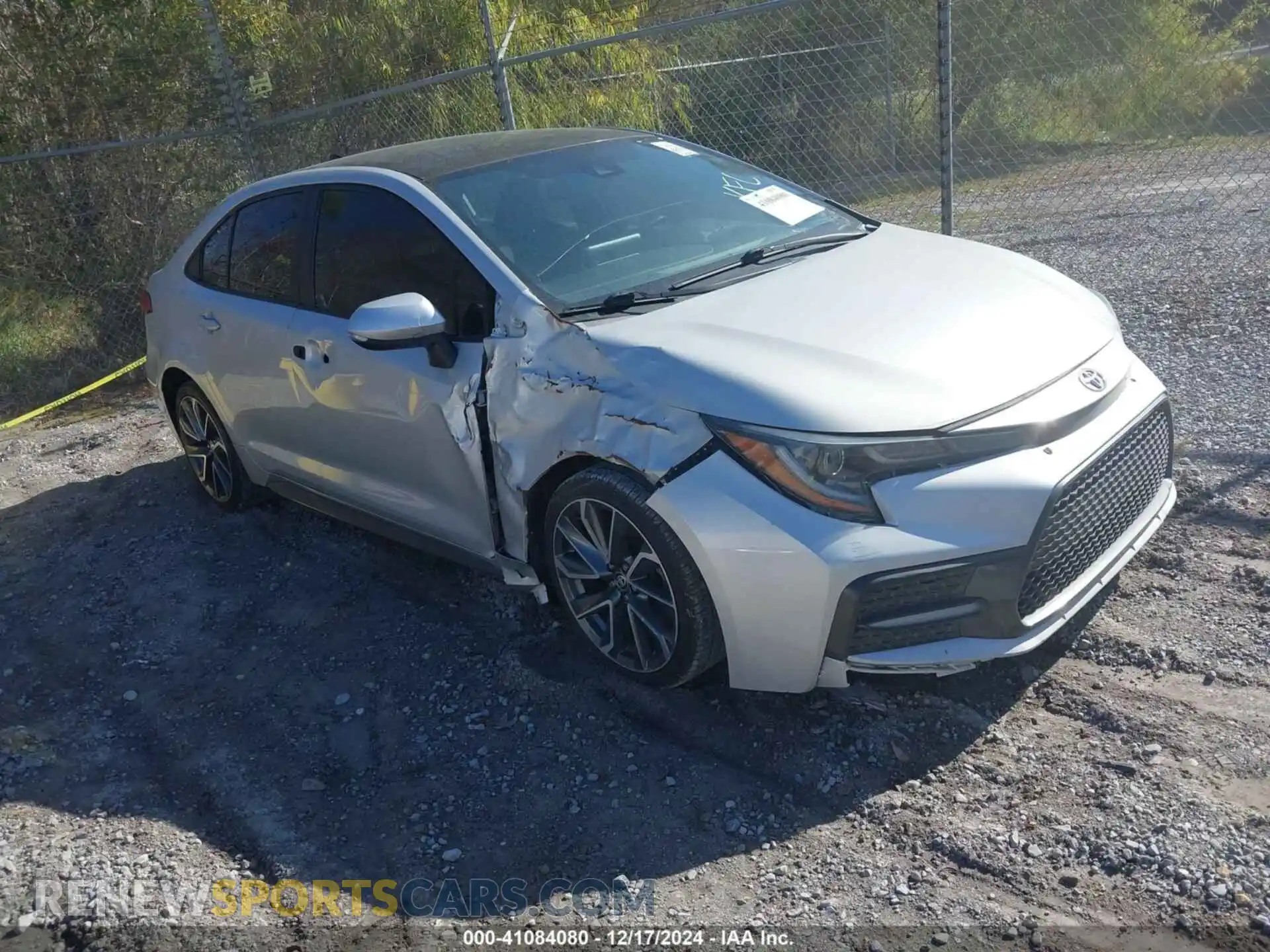 1 Photograph of a damaged car 5YFS4MCE1MP077953 TOYOTA COROLLA 2021