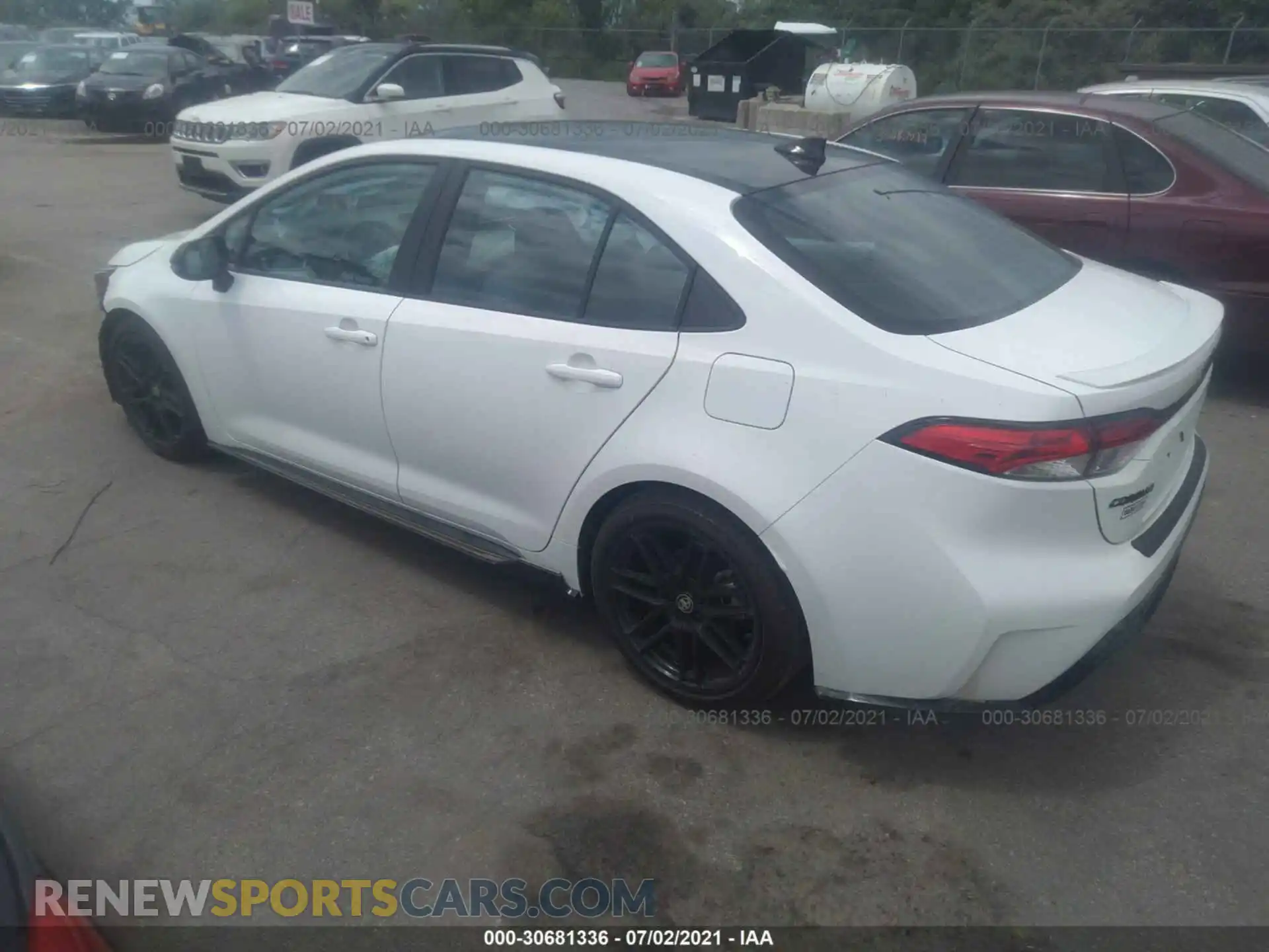3 Фотография поврежденного автомобиля 5YFS4MCE1MP080500 TOYOTA COROLLA 2021