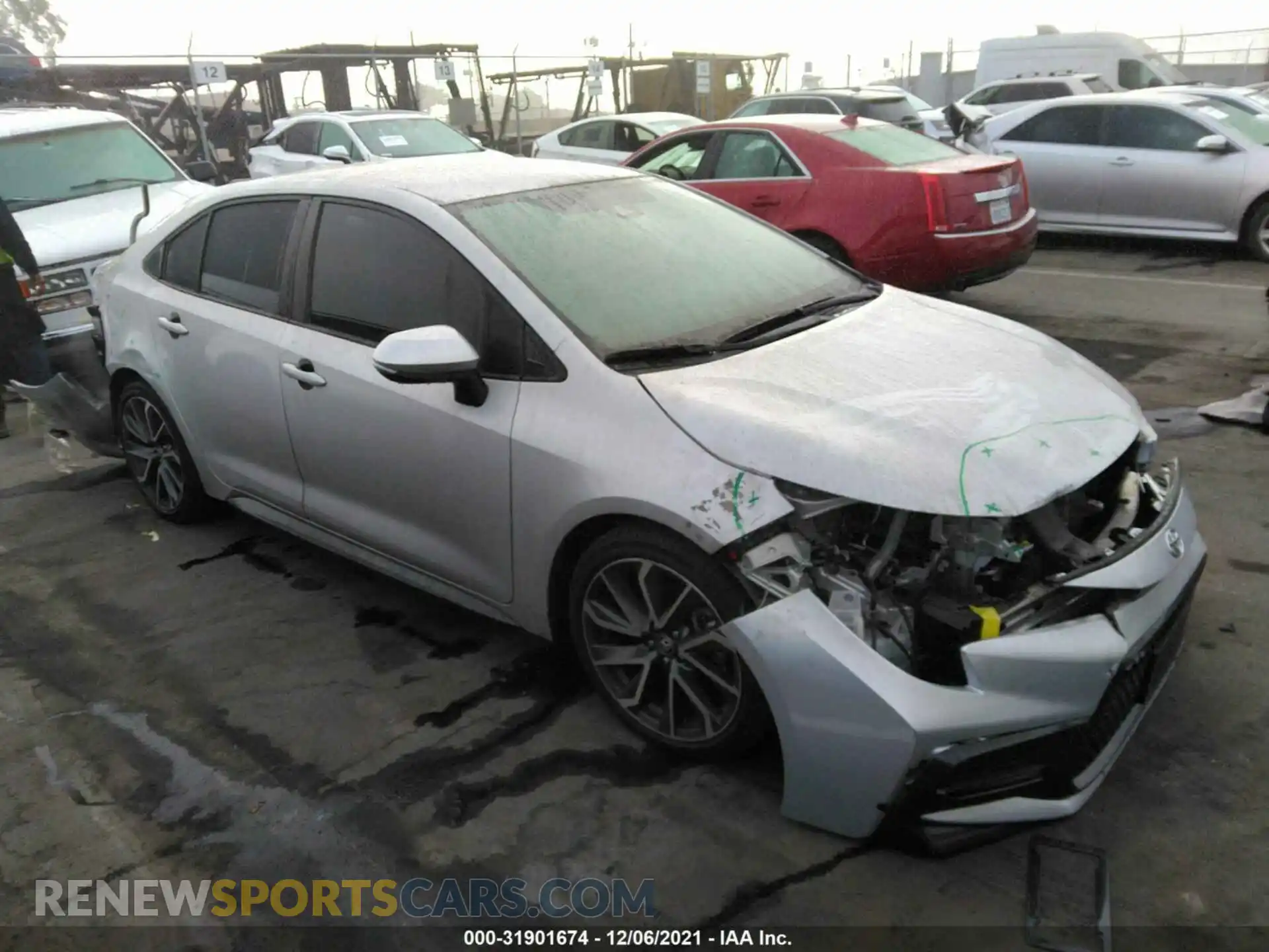 1 Photograph of a damaged car 5YFS4MCE1MP080528 TOYOTA COROLLA 2021