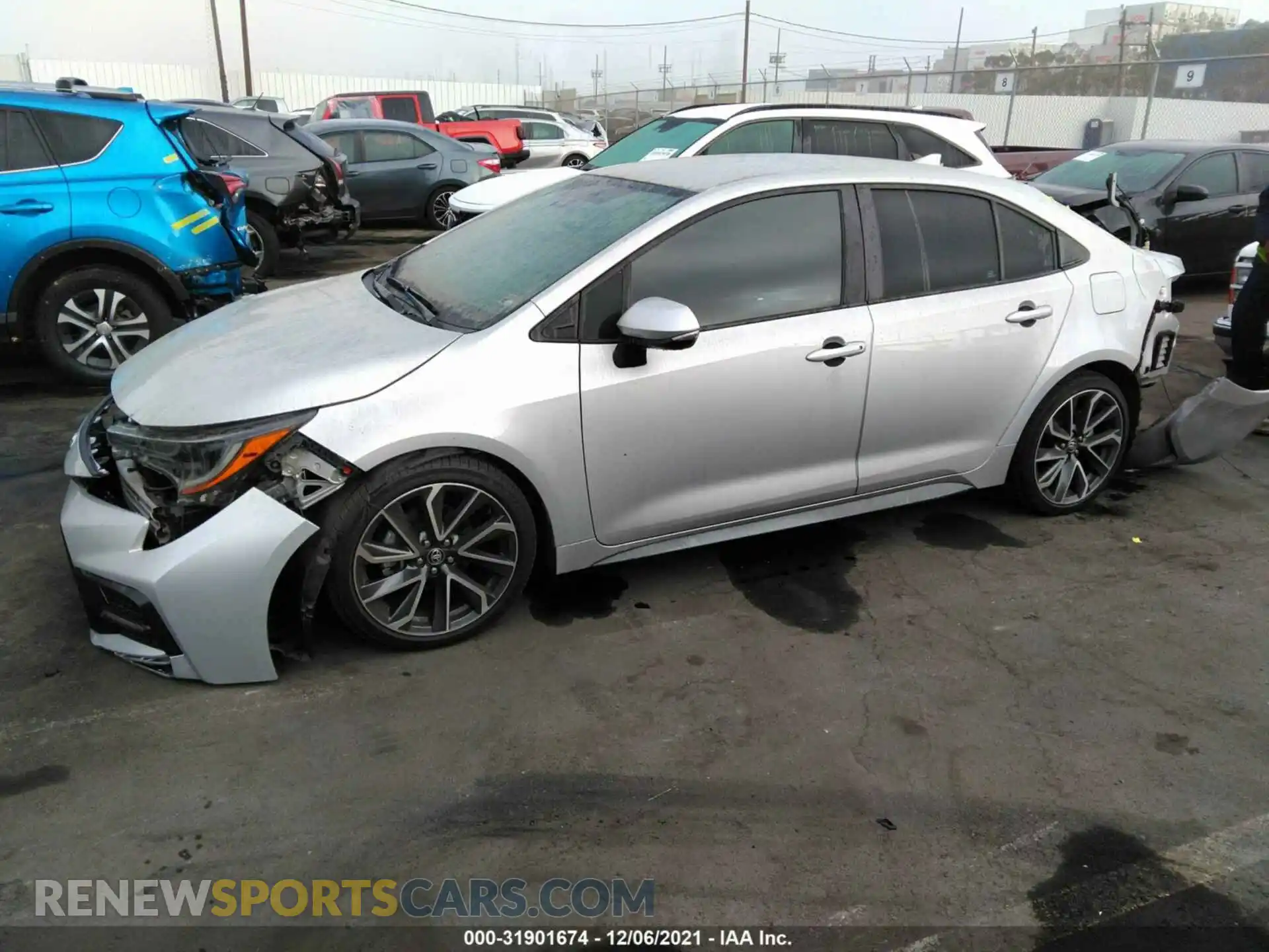 2 Photograph of a damaged car 5YFS4MCE1MP080528 TOYOTA COROLLA 2021