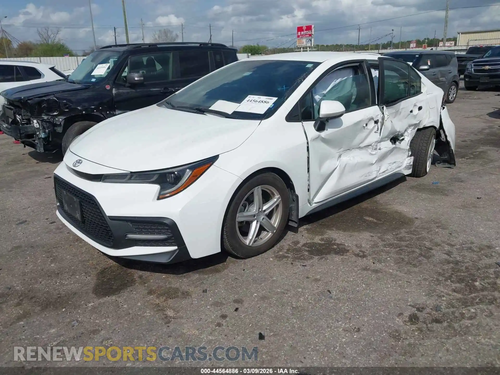 2 Photograph of a damaged car 5YFS4MCE1MP084921 TOYOTA COROLLA 2021