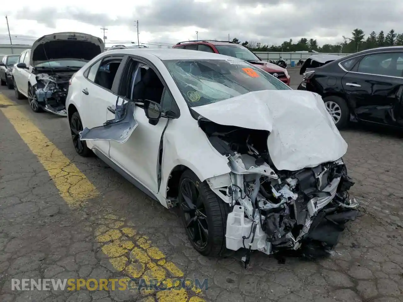 1 Photograph of a damaged car 5YFS4MCE1MP089021 TOYOTA COROLLA 2021