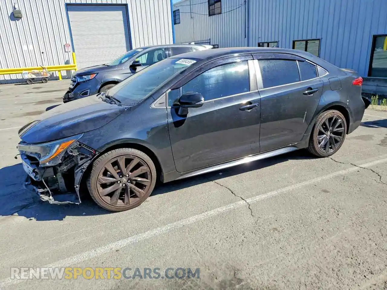 1 Photograph of a damaged car 5YFS4MCE1MP093425 TOYOTA COROLLA 2021